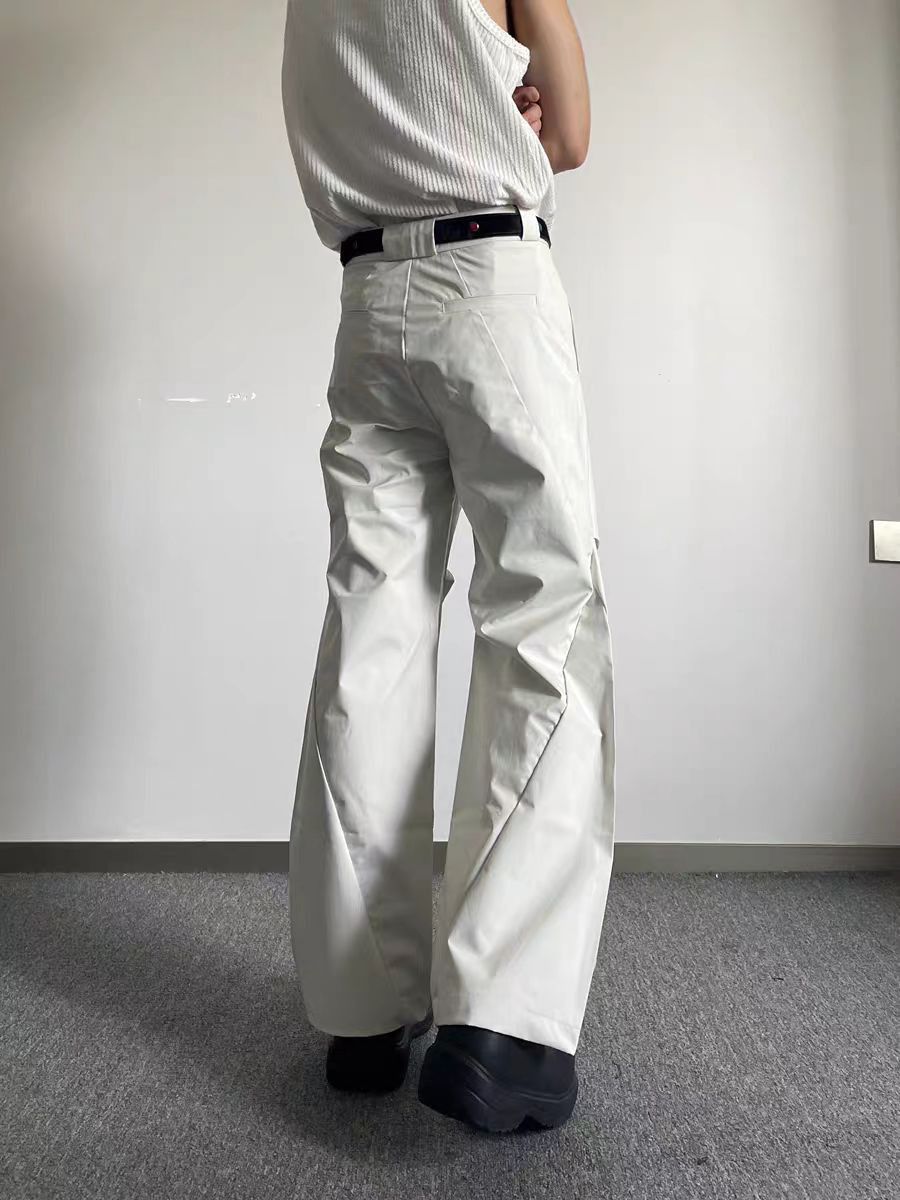 Japanese Brand × Vintage High Street Wide Leg Loose Thin Casual Pants Size US 34 / EU 50 - 4 Thumbnail
