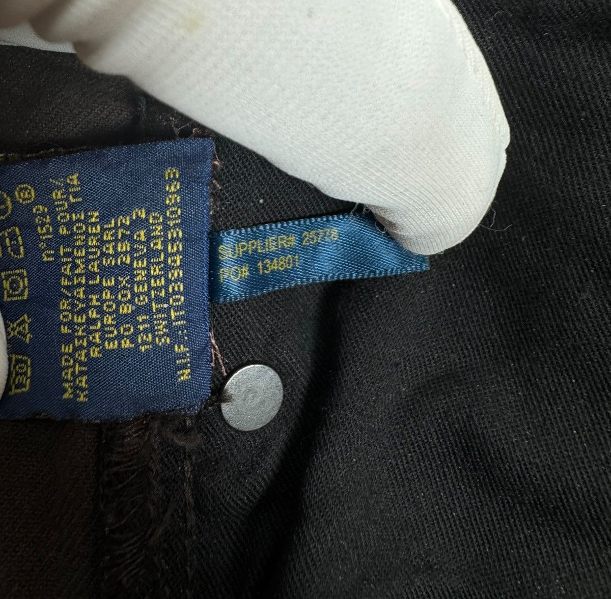 Polo Ralph Lauren Polo Ralph Lauren Waxed Jeans Biker Ankle Zip size 27 Size 27" / US 4 / IT 40 - 20 Thumbnail