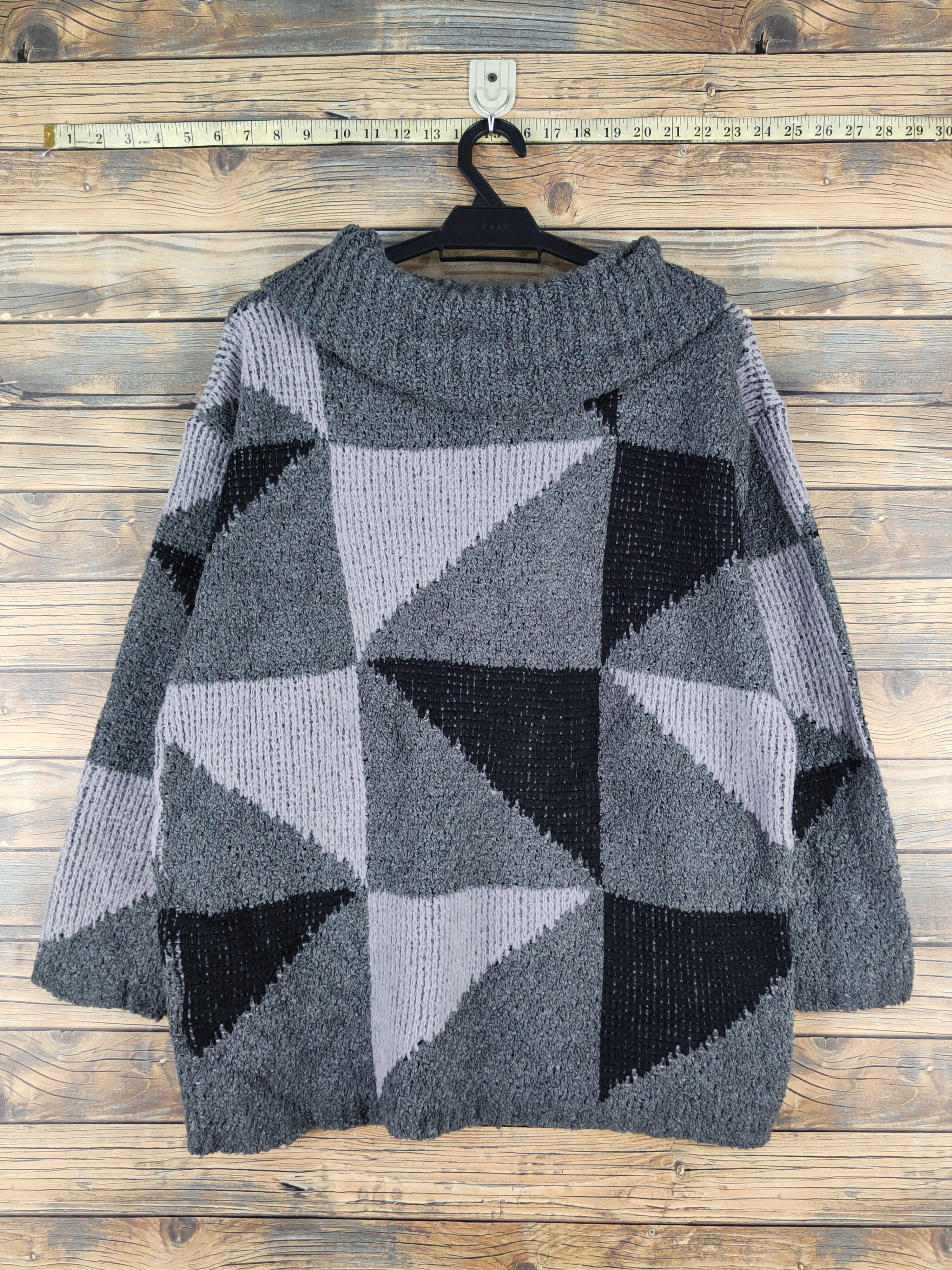 Homespun Knitwear Epris Claire Dark Gray Knitwear Sweatshirts #W1349 Size M / US 6-8 / IT 42-44 - 7 Thumbnail