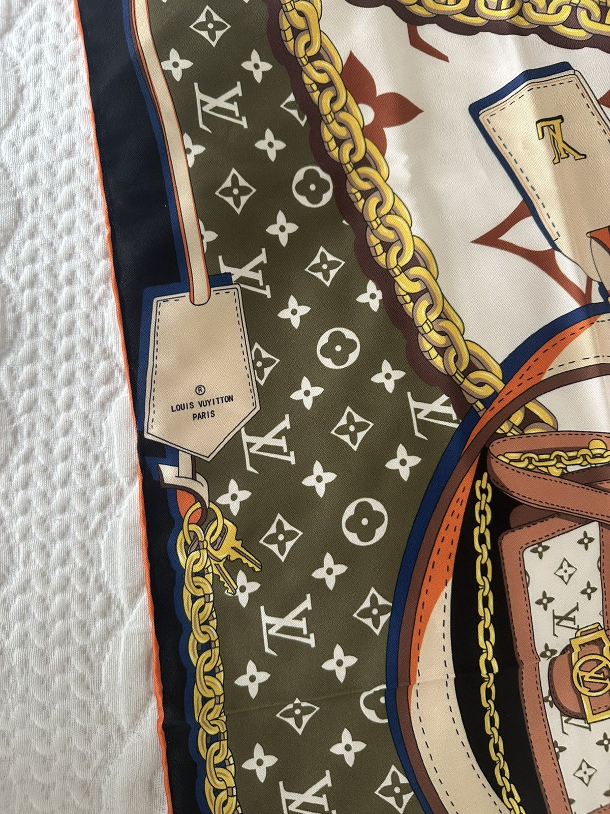 Louis Vuitton Silk scarf Louis Vuitton Size ONE SIZE - 3 Thumbnail