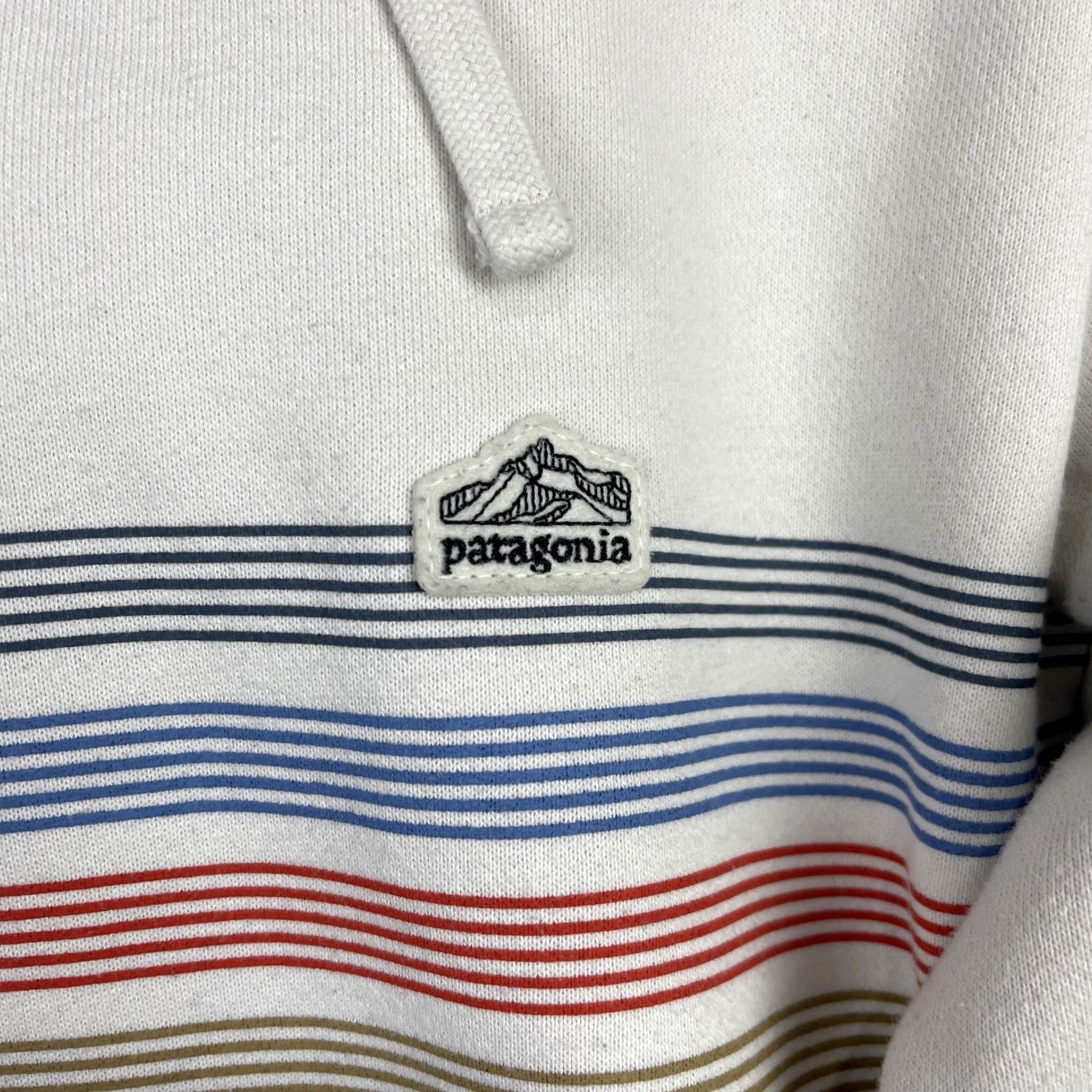 Patagonia Patagonia Hoodie Mens XS White Uprisal Hoody Pullover Ridge Logo Stripe Recycle Size US XS / EU 42 / 0 - 5 Thumbnail