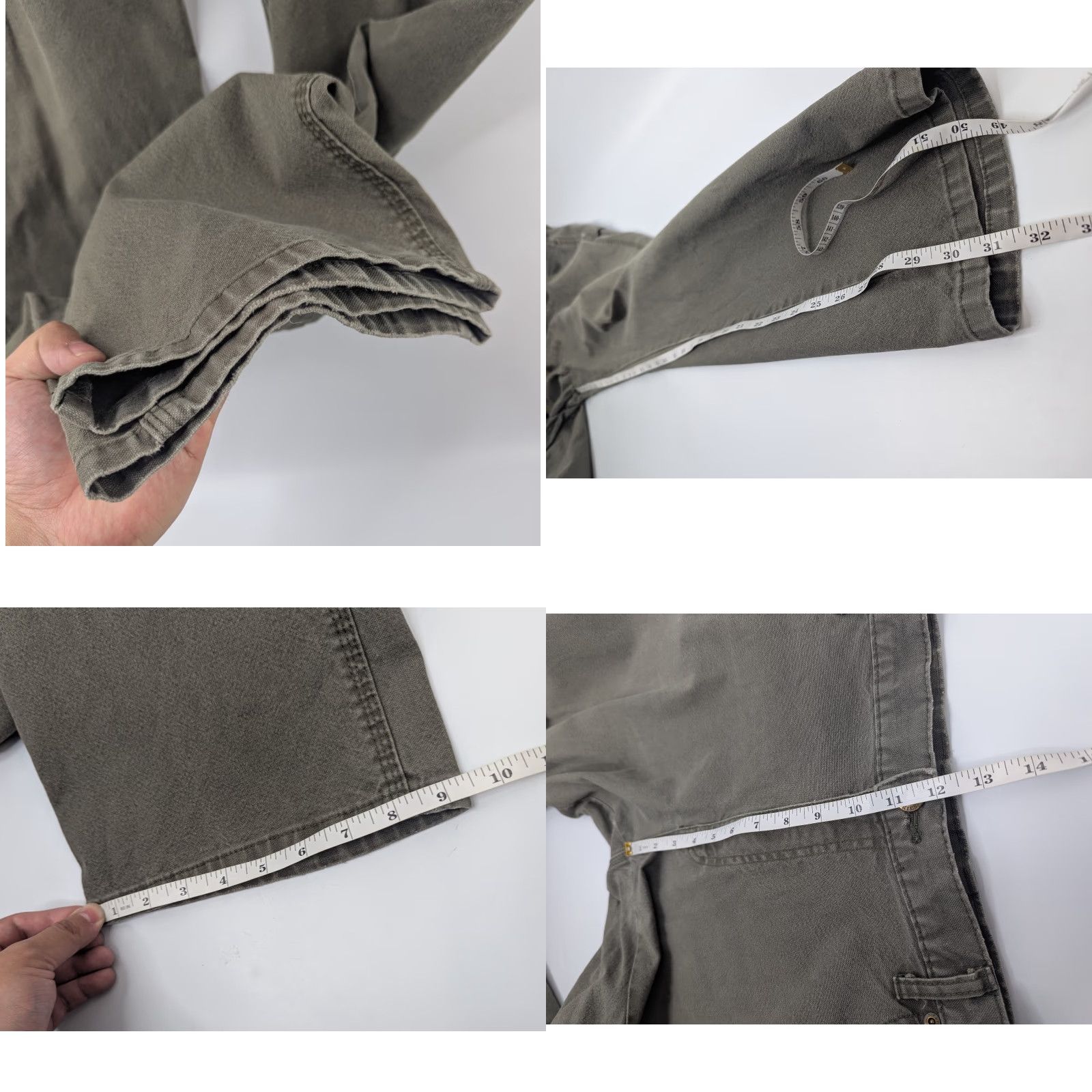 Dickies Dickies Workwear Pants Men’s 37x31 Green Canvas Carpenter Utility Size US 37 - 8 Thumbnail
