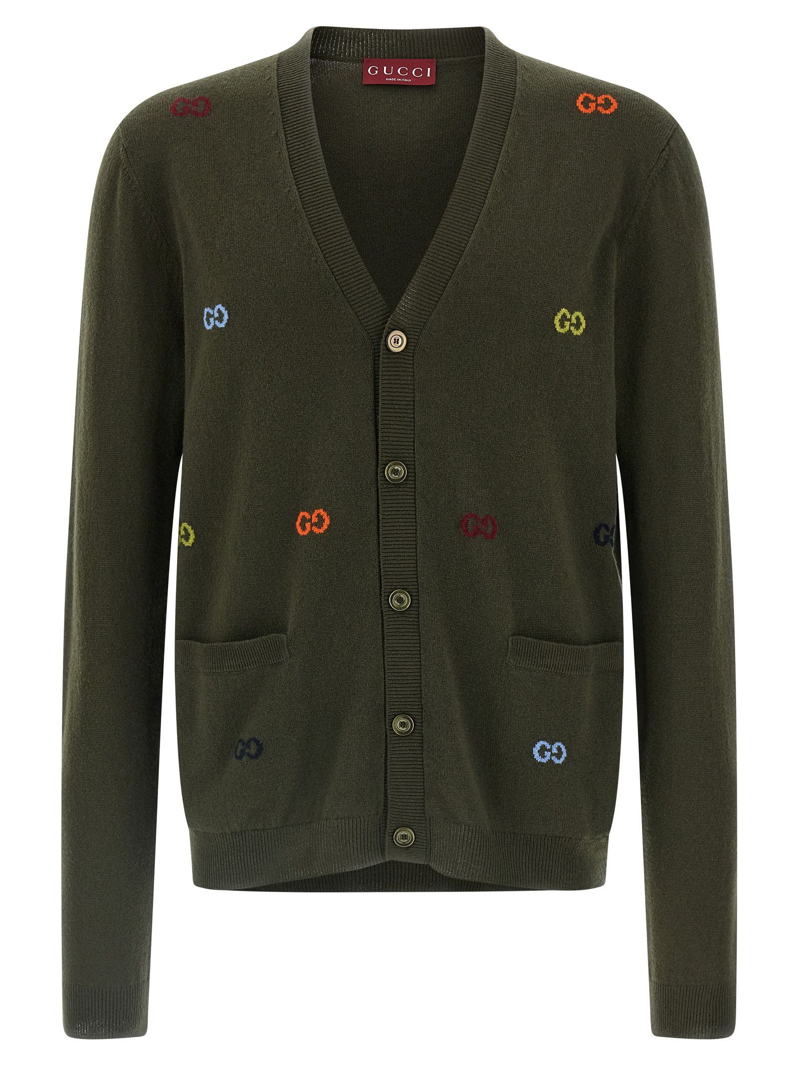 Gucci GG intarsia cardigan Size US XL / EU 56 / 4 - 1 Thumbnail