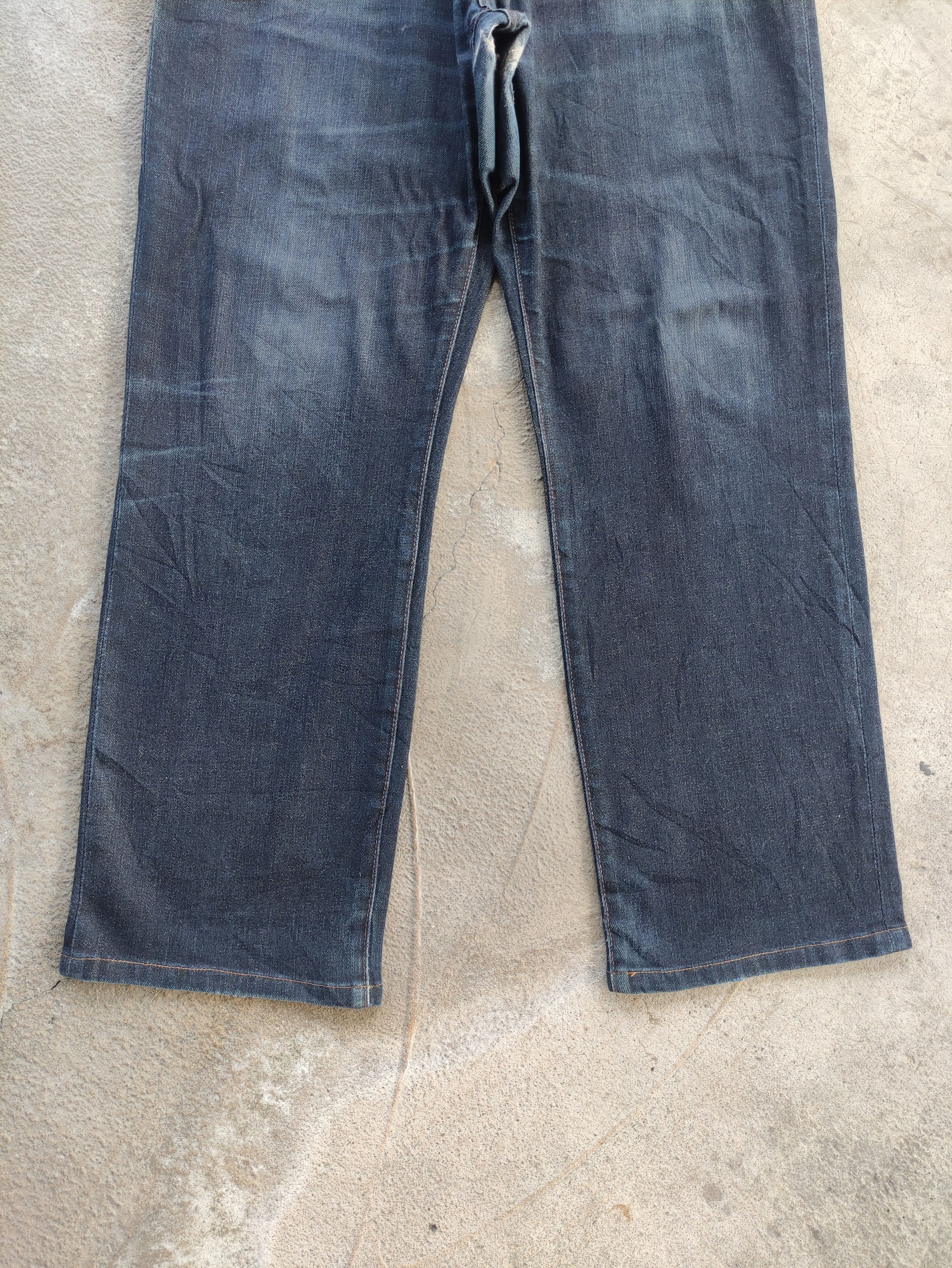 Japanese Brand Vintage Japanese Baggy Jean Distressed Faded Denim Size US 36 / EU 52 - 4 Thumbnail