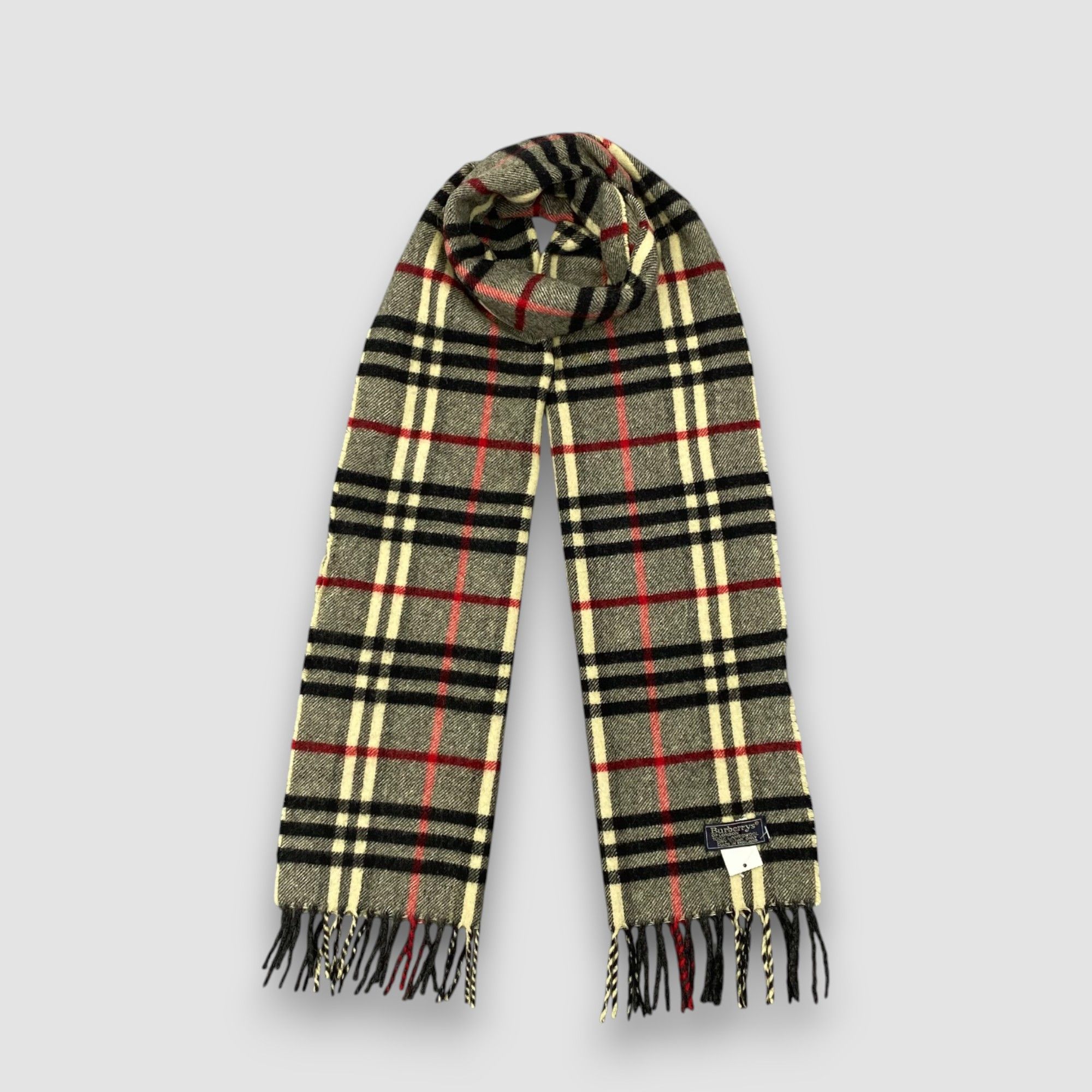 Burberry Vintage Burberry Scarf Muffler Wool Winter Scarves Size ONE SIZE - 1 Thumbnail