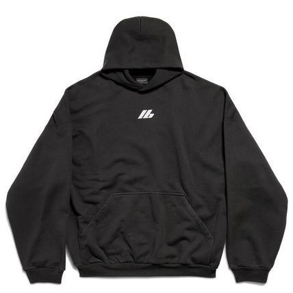 o1w1db10226 Activewear Hoodie Oversized in Black