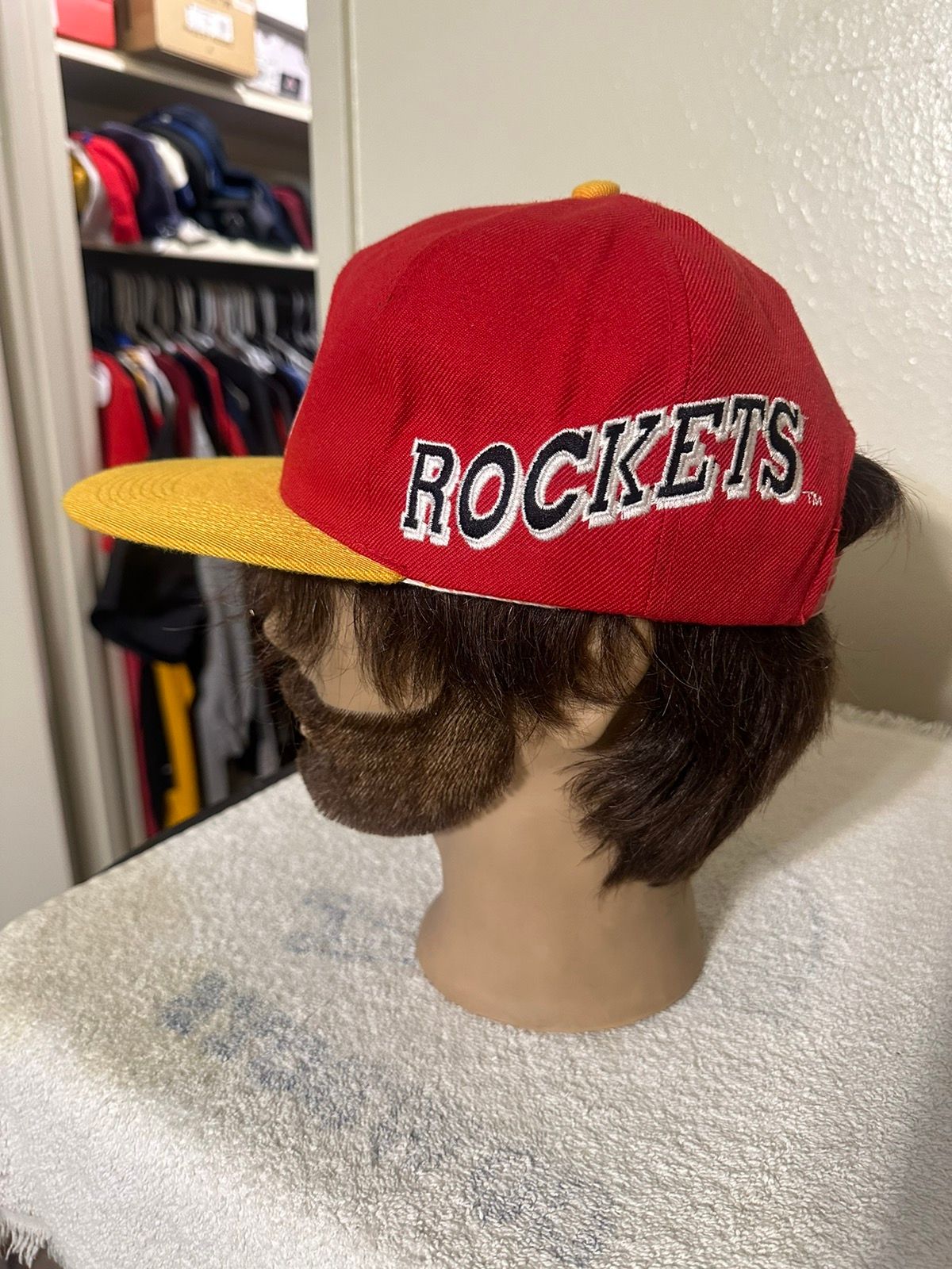 Vintage Vintage NBA Houston Rockets “rattle snake” hat 90s Size ONE SIZE - 6 Thumbnail