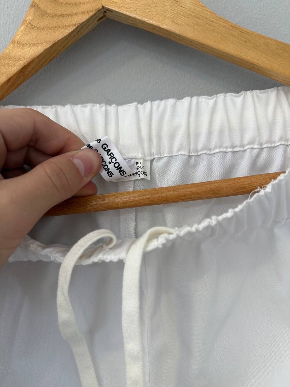 Comme des Garcons Comme des Garcons Comme des Garcons White Wide leg pants Size 30" / US 8 / IT 44 - 6 Thumbnail