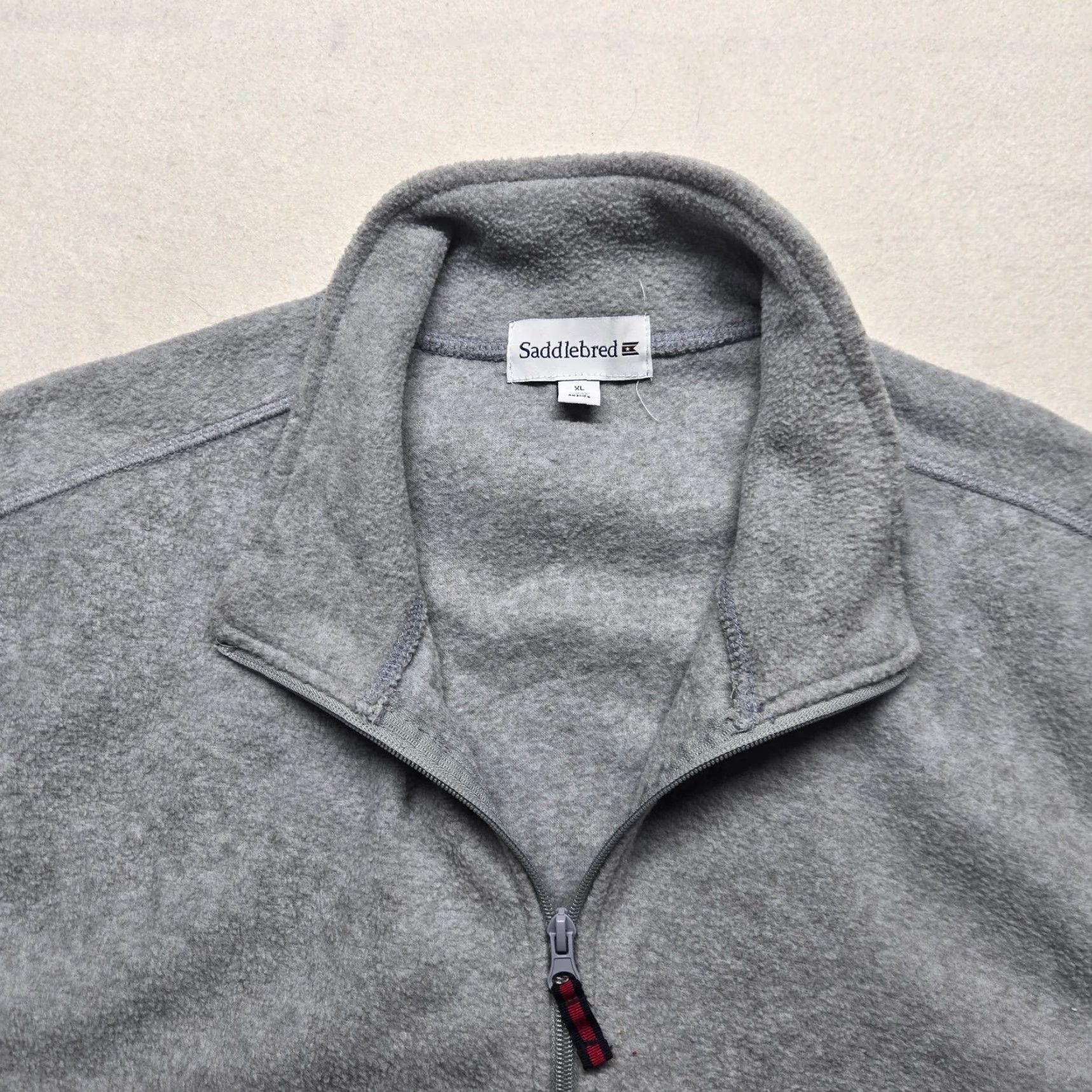 Vintage Saddlebred Sweater Vest Solid Gray Golf Vest Sleeveless Adult Men's XL Gray Knit Vest, 90s Classic Preppy, Golf, Casual, Workwear Mens XL Size US XL / EU 56 / 4 - 2 Thumbnail
