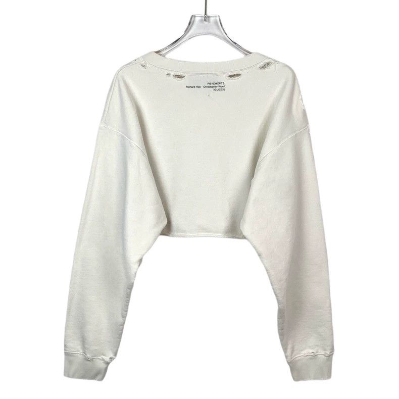 Gucci Gucci Beige letter print round-neck destruction style cotto Size US S / EU 44-46 / 1 - 2 Thumbnail