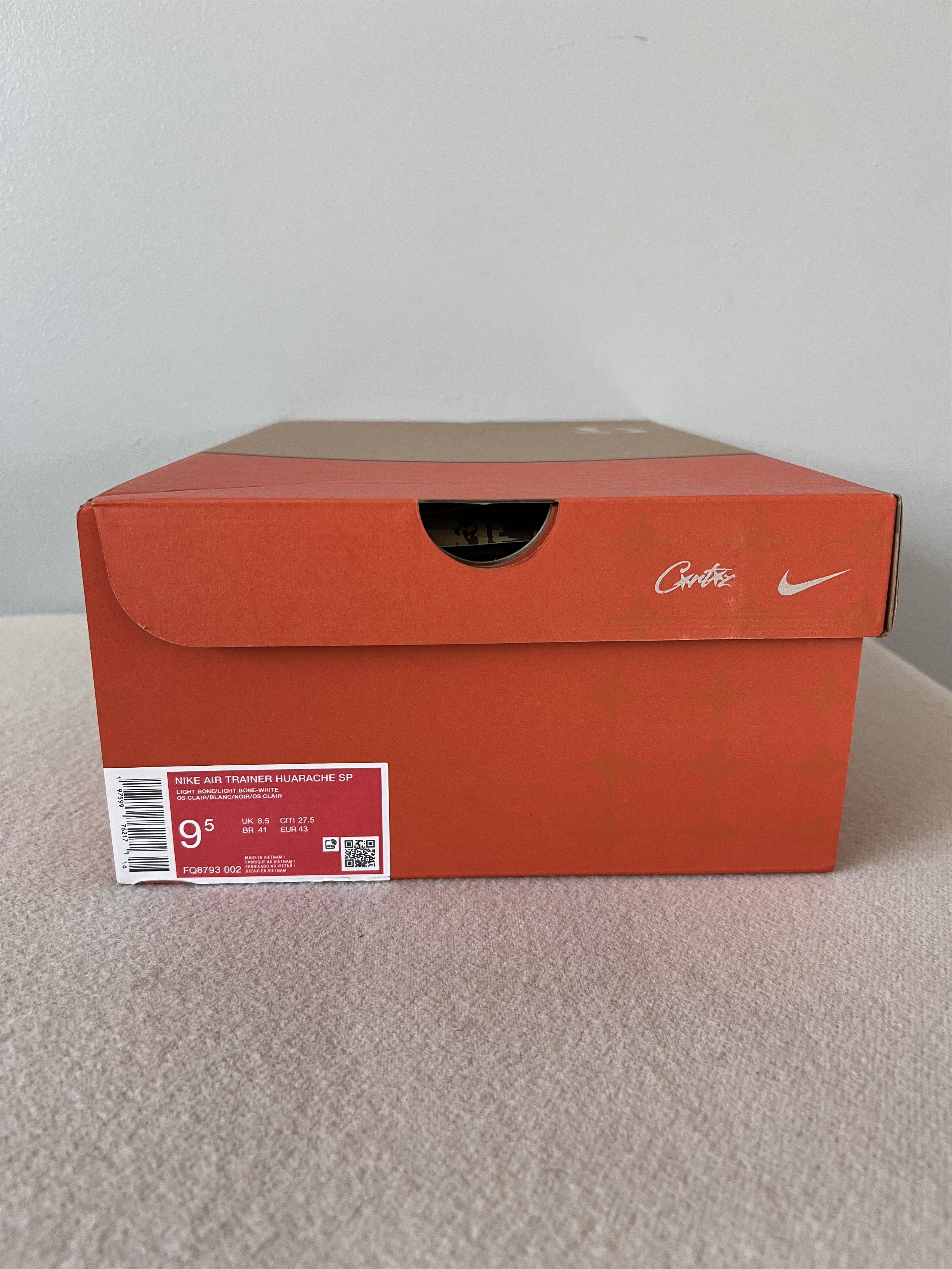 Corteiz × Nike Corteiz Nike Air Trainer Huarache SP in Light Bone Size US 9.5 / EU 42-43 - 7 Thumbnail