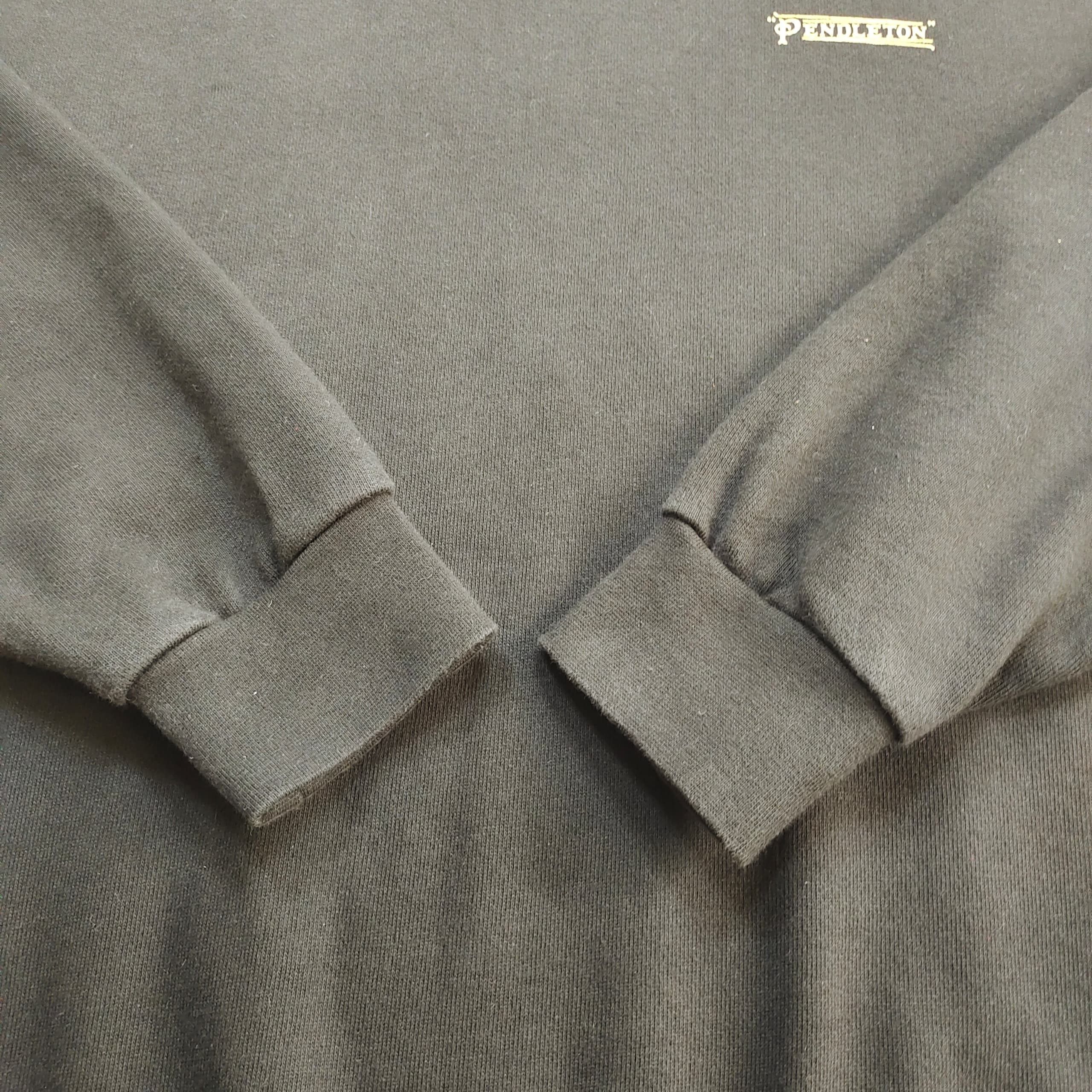 Maison Margiela × Pendleton Pendleton X Journal Standard Black Sweatshirt, Big Logo Size US XL / EU 56 / 4 - 7 Thumbnail