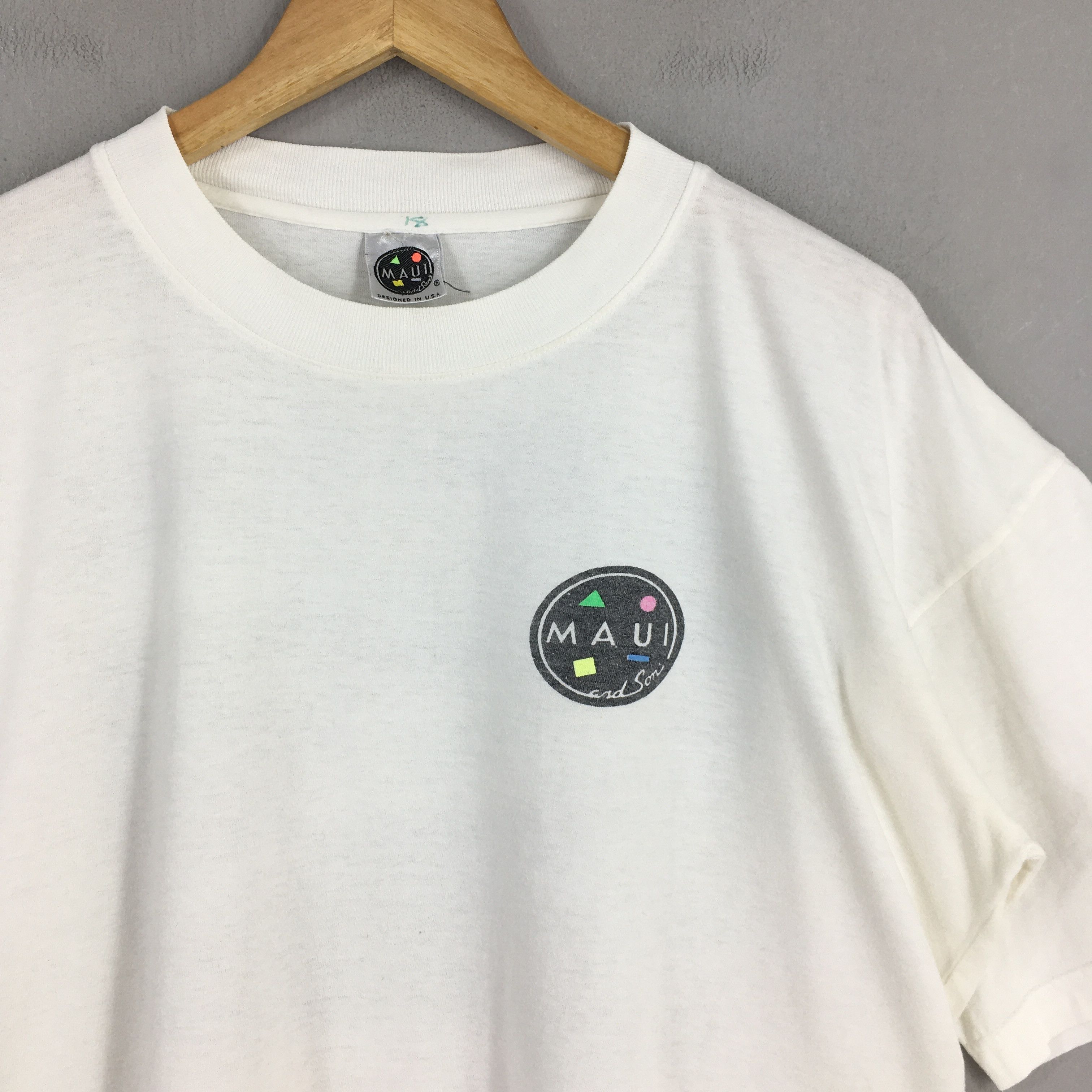 Maui and Sons × Vintage Vintage 90's Maui & Sons Beach Wear Surfing T shirt XLarge Size US XL / EU 56 / 4 - 4 Thumbnail