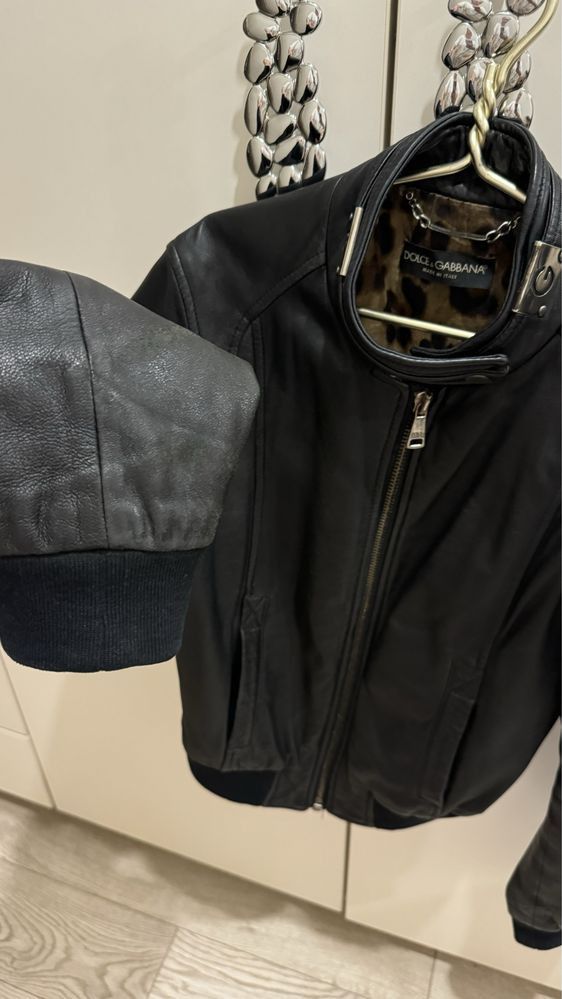 Dolce & Gabbana Dolce Gabbana Biker Leather Jacket Size M / US 6-8 / IT 42-44 - 7 Thumbnail