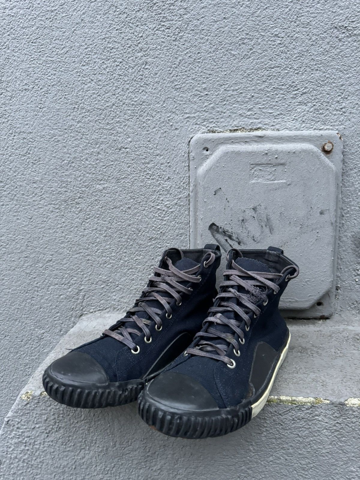 Balenciaga × Vintage Vintage Balenciaga Trainers Canvas Avangard Hihg Top Size US 9.5 / EU 42-43 - 5 Thumbnail
