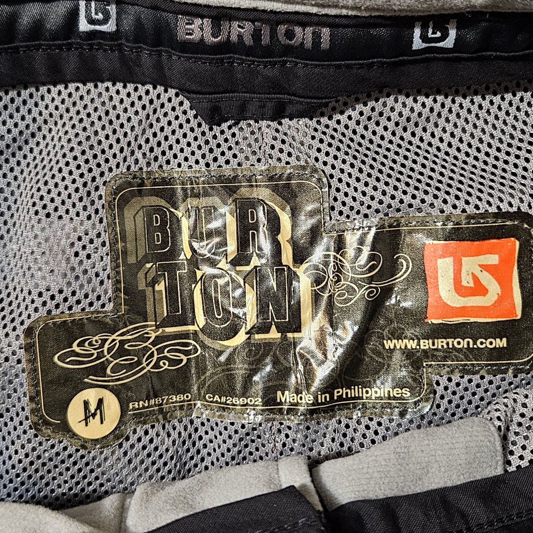 Burton Burton Snow Pants Black Ski Snow Board Cargo Medium Mens x 33 Size US 31 - 4 Thumbnail