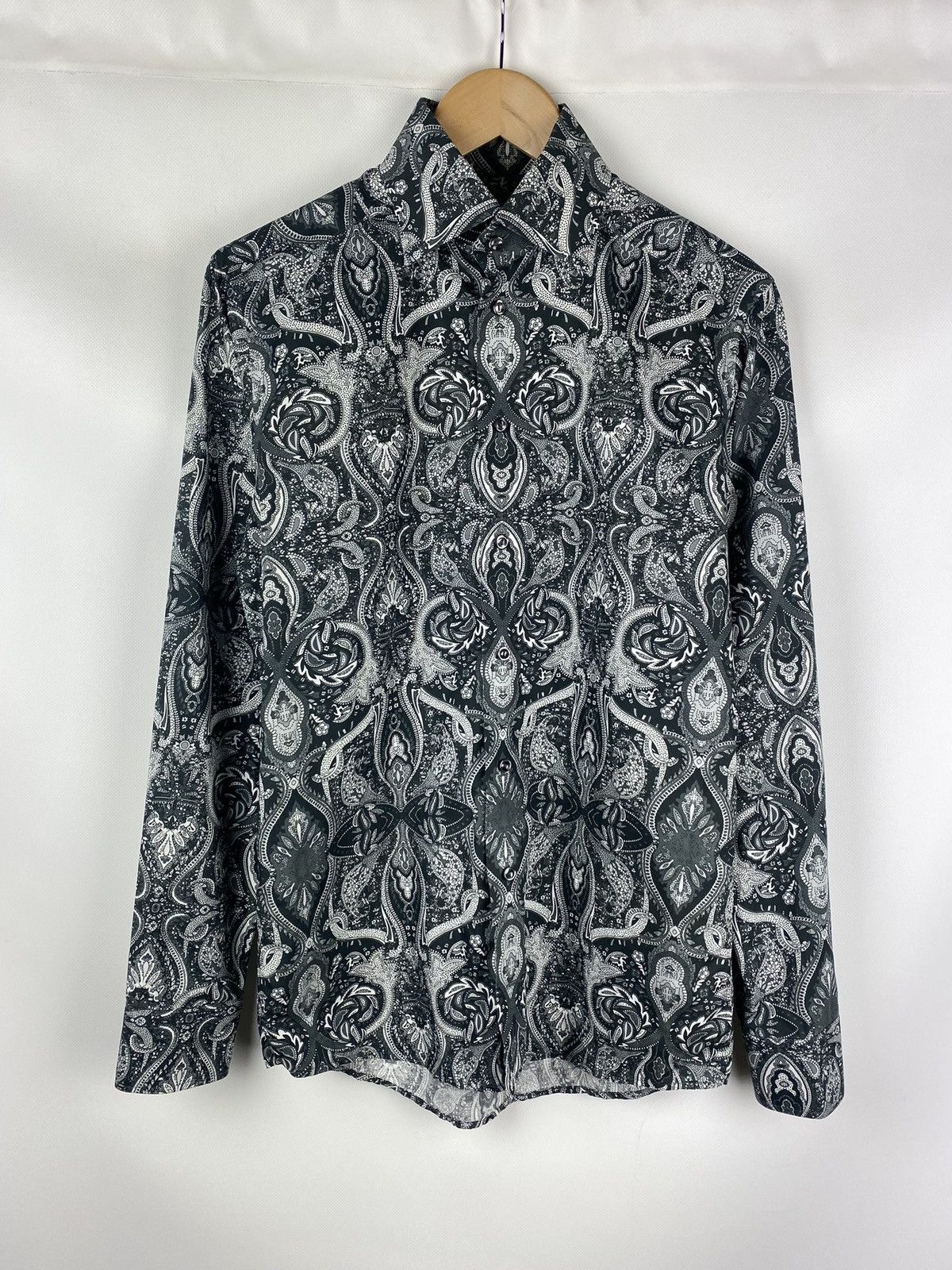 Eton Eton paisley patterned long sleeve button up shirt Slim Size US M / EU 48-50 / 2 - 1 Thumbnail