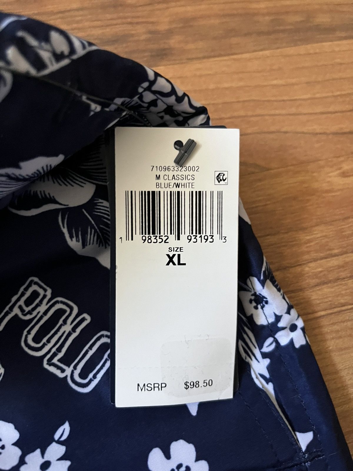 Polo Ralph Lauren Polo Ralph Lauren Polo Bear Tropical Print Men’s Swim Trunk Size US 34 / EU 50 - 8 Thumbnail