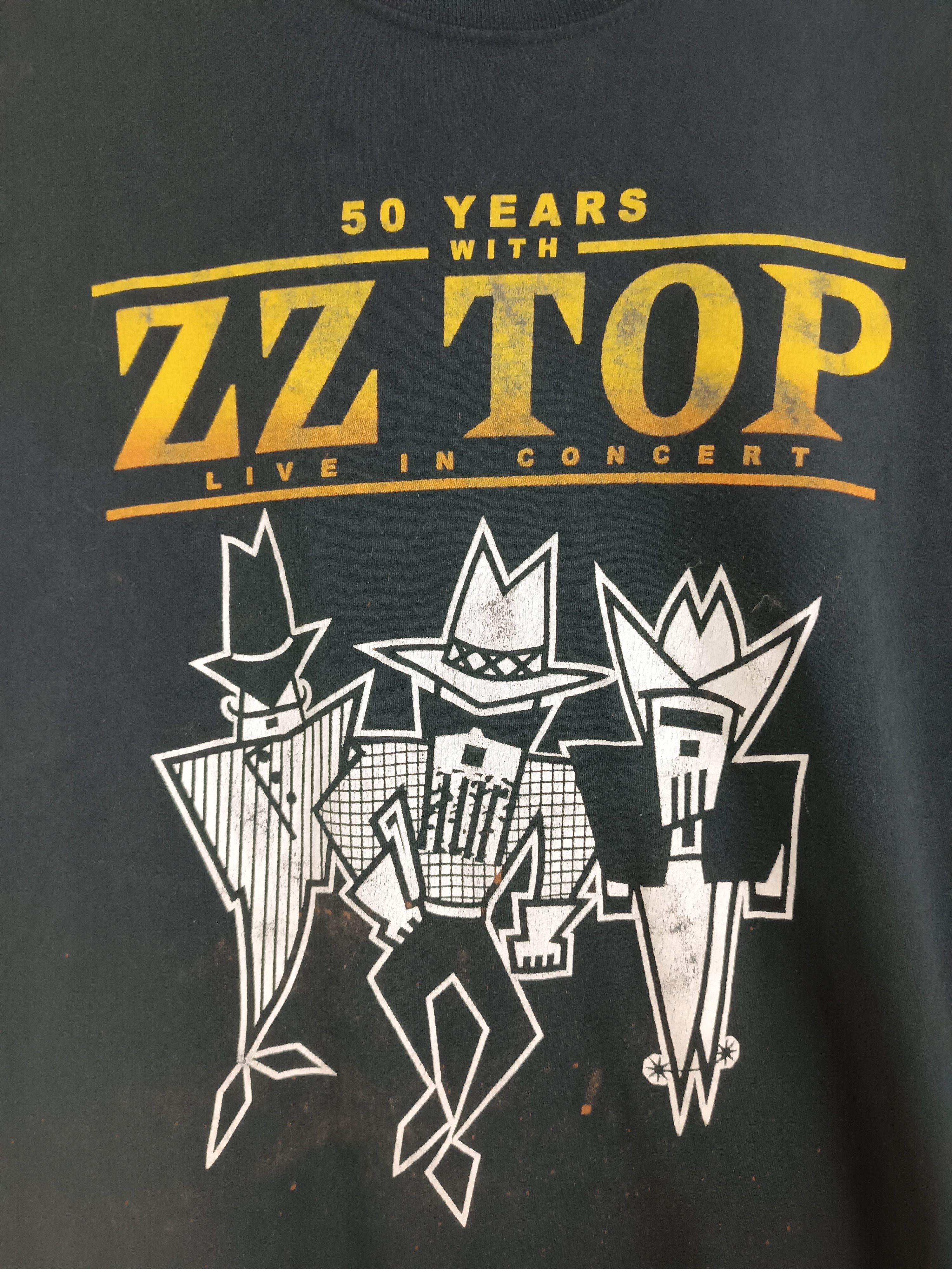 Vintage VINTAGE ZZTOP 50 YEARS ANNIVERSARY 2019 SLEEVELES TANK TOP Size US M / EU 48-50 / 2 - 9 Thumbnail