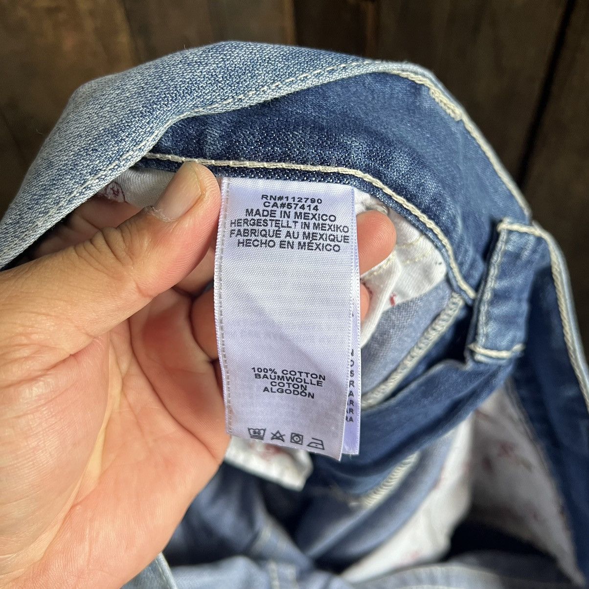 True Religion True Religion Straigt Cut Distressed Denim Jeans Size US 38 / EU 54 - 9 Thumbnail