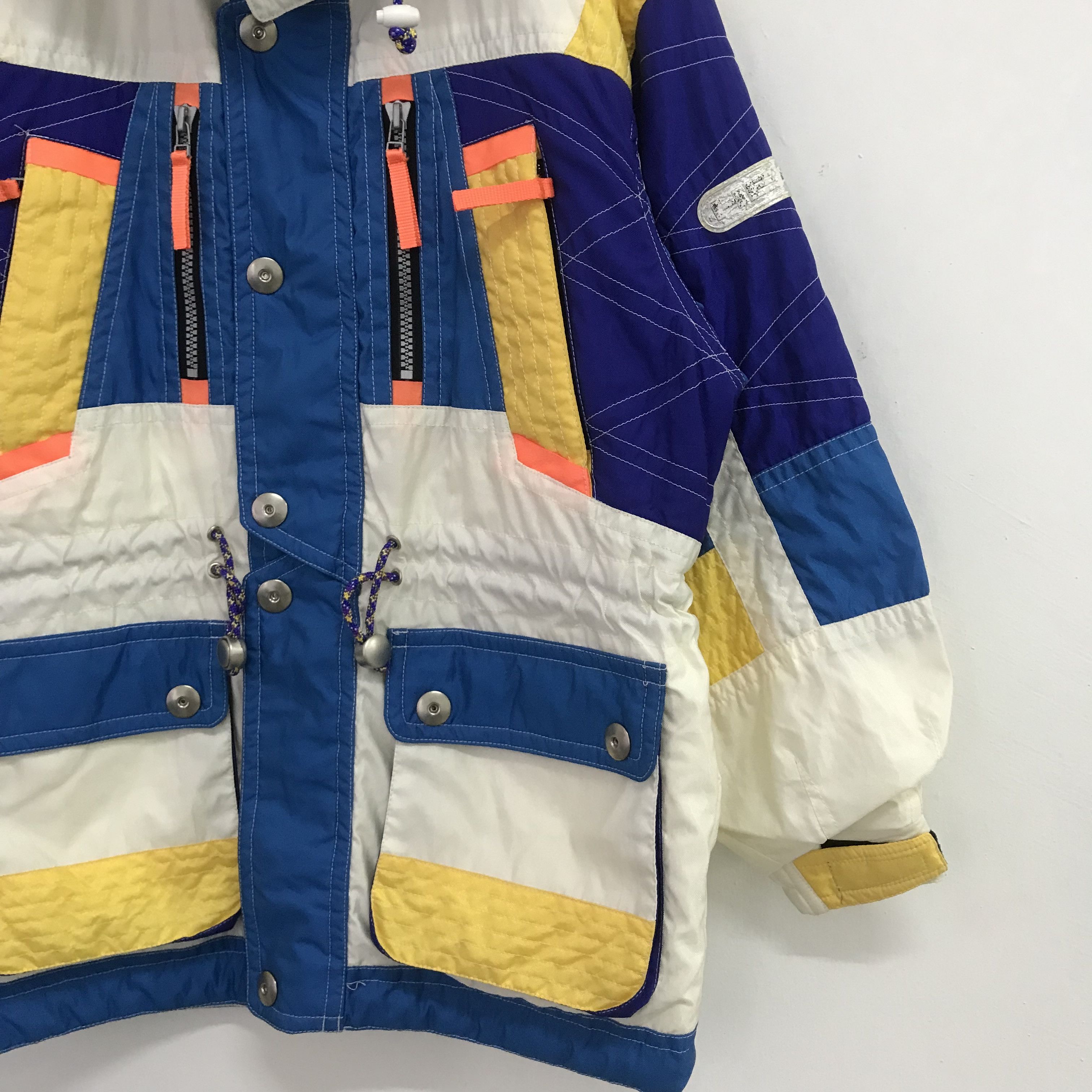 Japanese Brand × Vintage Vintage Head Colour Block Ski Wear Hoodie Jacket Large Size Size US L / EU 52-54 / 3 - 8 Thumbnail