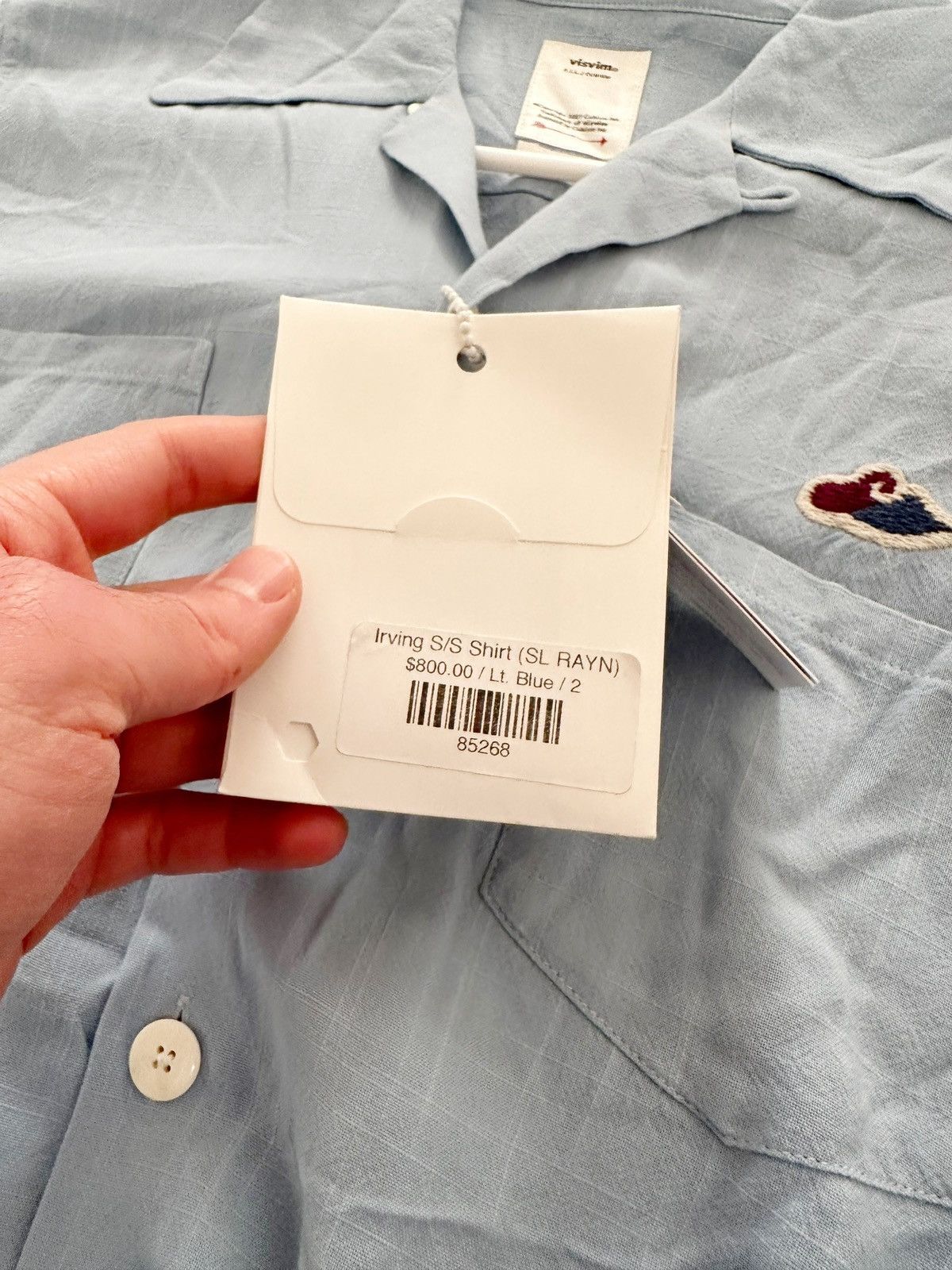 Visvim Sz2 Irving Peerless Blue Rayon Size US M / EU 48-50 / 2 - 12 Thumbnail
