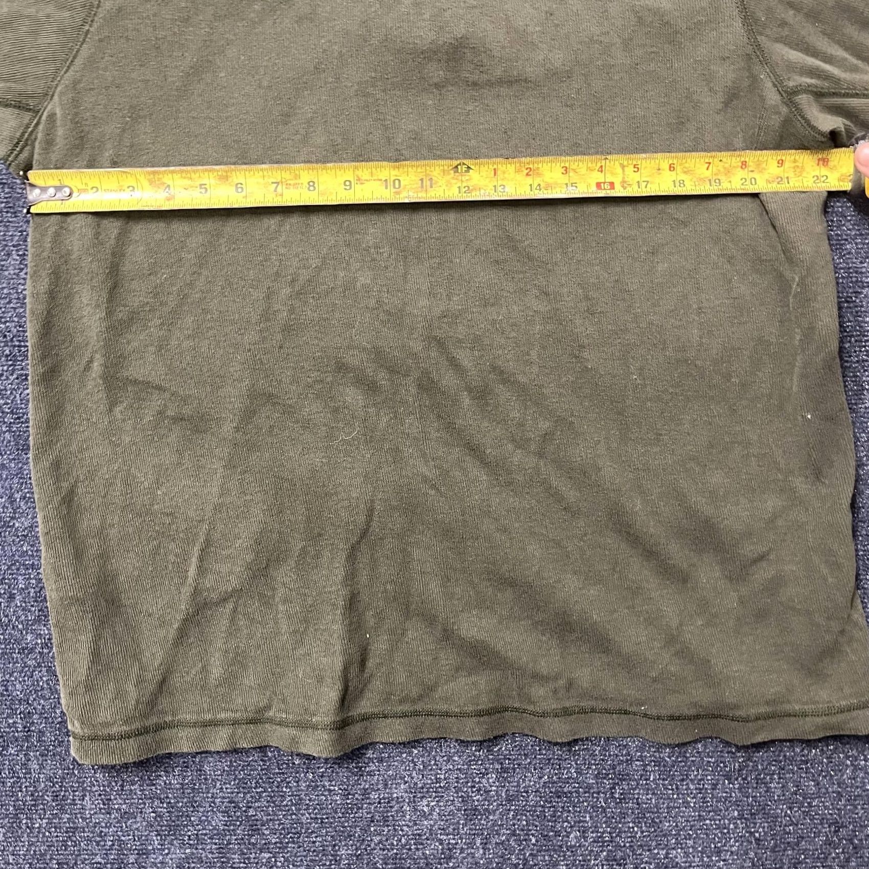 Timberland Timberland Pullover Mens Large Green Quarter Zip Long Sleeve Regular Fit Sweater Size US L / EU 52-54 / 3 - 3 Thumbnail