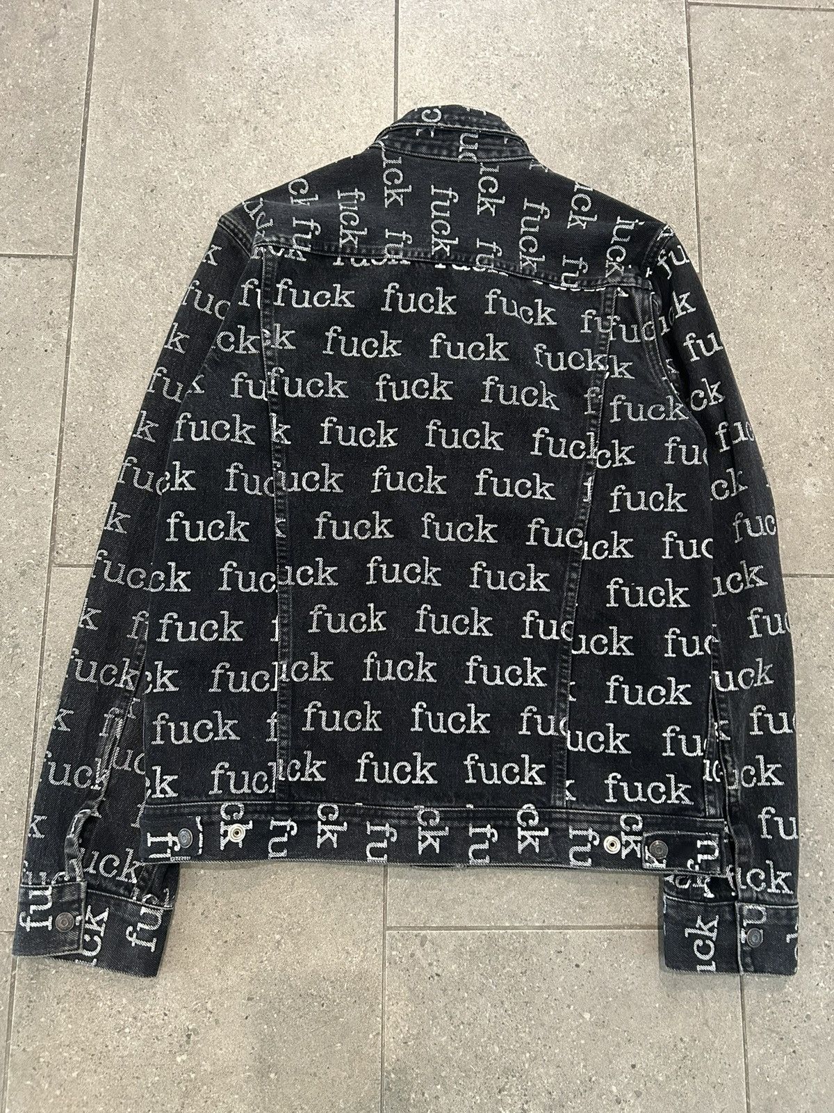 Supreme Supreme SS13 'F**K' denim jacket Size US M / EU 48-50 / 2 - 3 Thumbnail