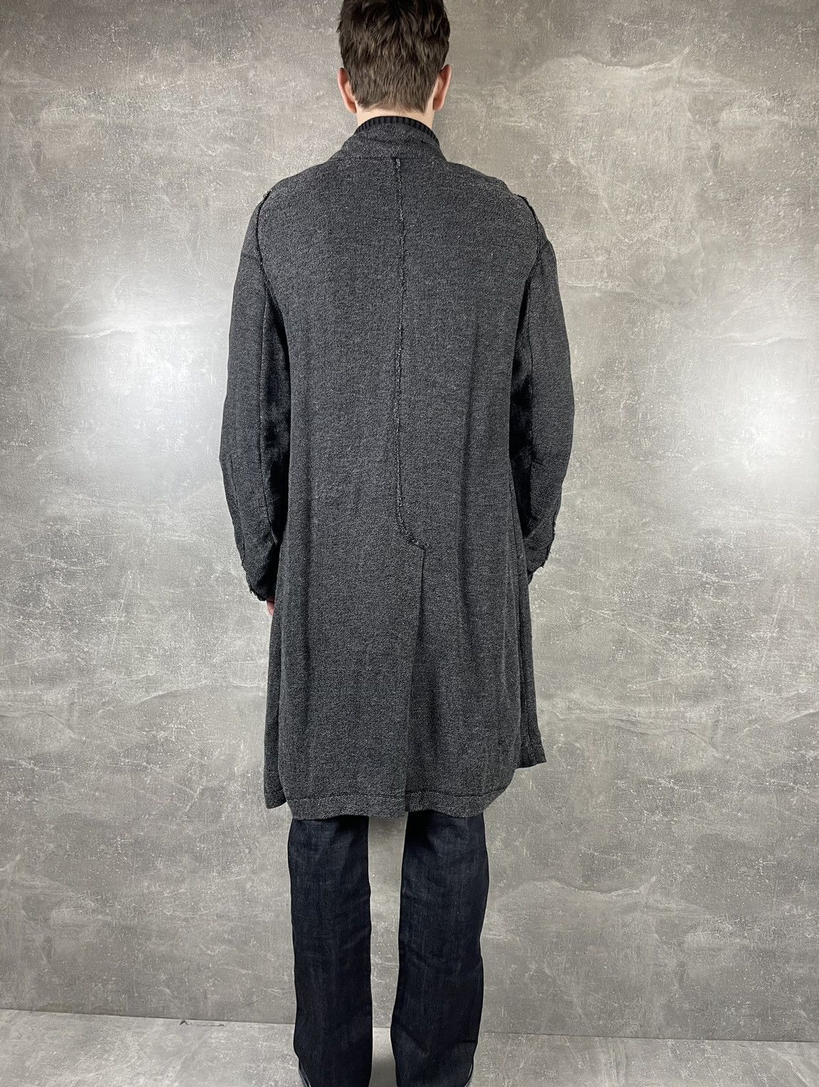Lost & Found Ria Dunn × Ma+ Lost Found Ria Dunn Rare Italian Avant Garde Linen Cape Coat Size M / US 6-8 / IT 42-44 - 7 Thumbnail