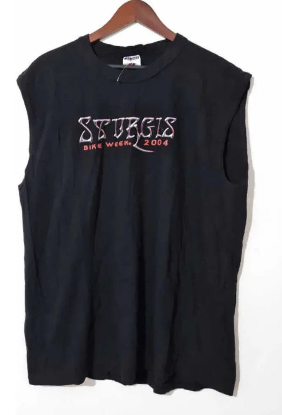Vintage Sturgis bike week 2004 vintage t shirt XL black sleevless Size US XL / EU 56 / 4 - 3 Thumbnail