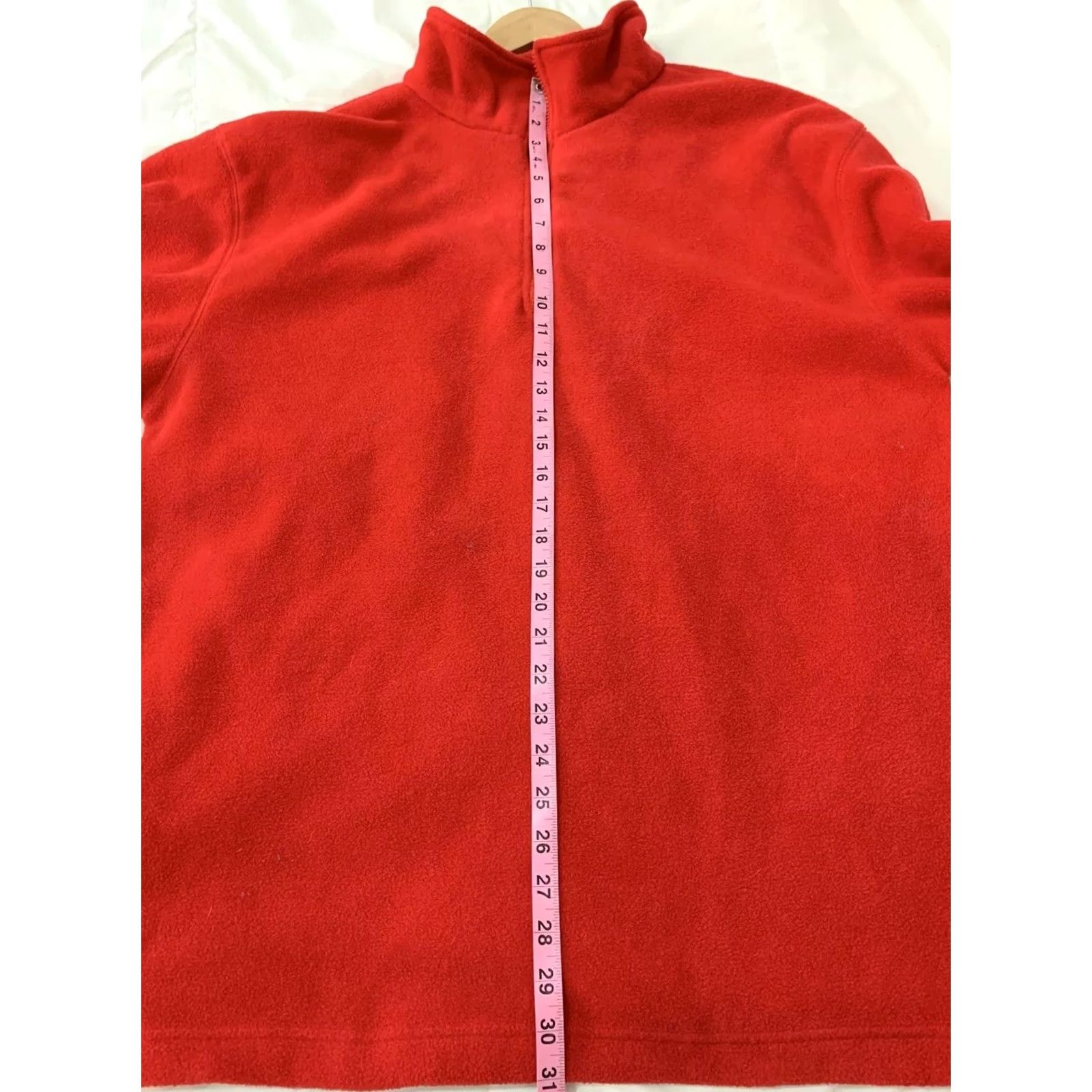 Nautica VINTAGE Nautica 1/4 Zip Fleece Jacket Mens L Red NAUTICA COMPETITION 90s Logo Pullover Jacket Mens Large Red Size US L / EU 52-54 / 3 - 7 Thumbnail