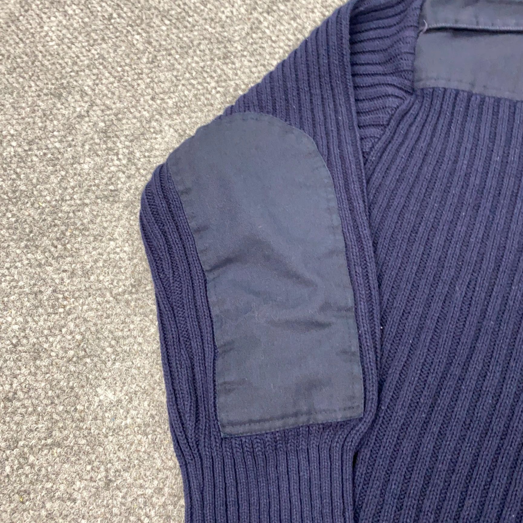 Commando Vintage Jack Young USA Sweater Mens Medium Pullover Military Blue Knit 90s Size US M / EU 48-50 / 2 - 5 Thumbnail