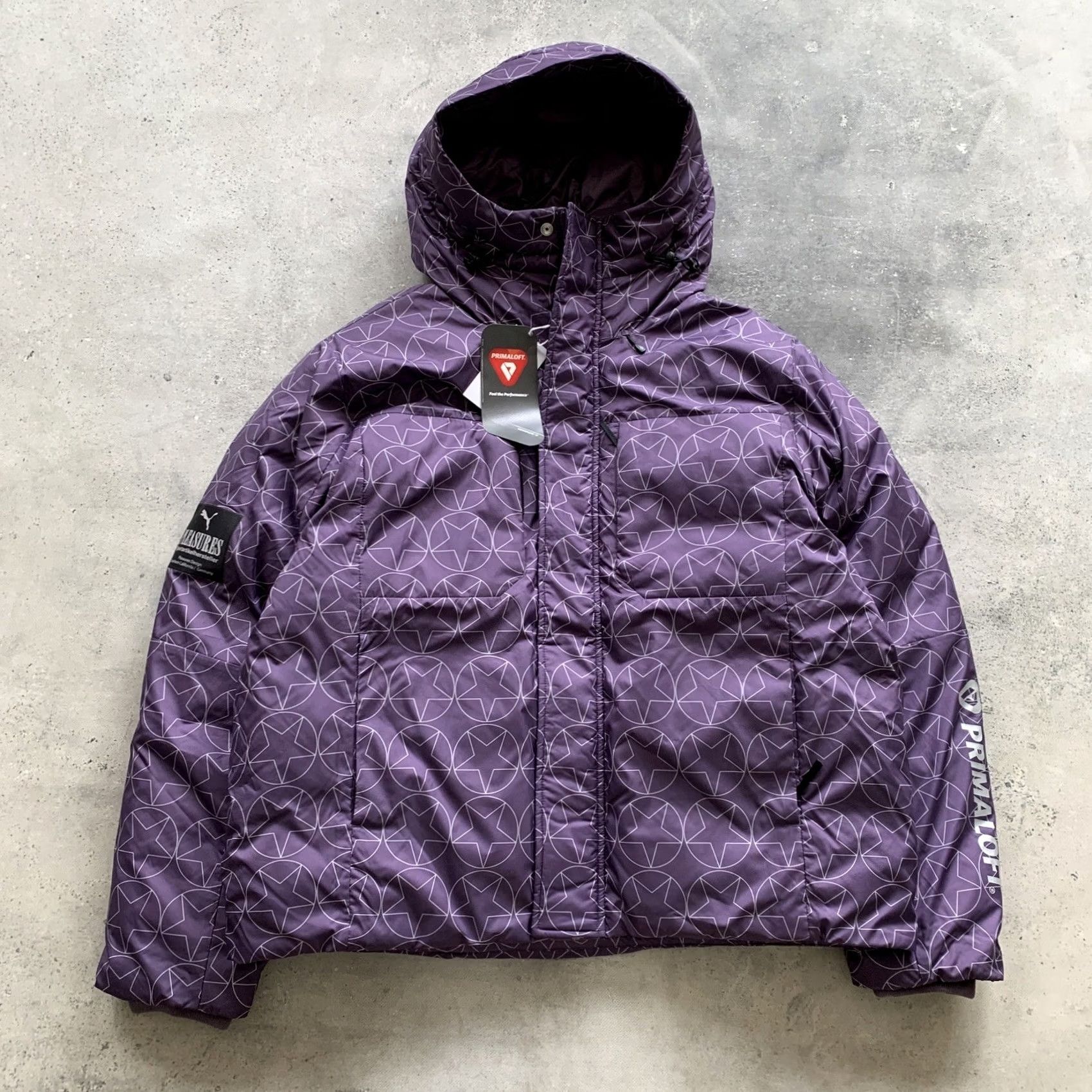 Puma PUMA PUFFER JACKET PURPLE PRIMALOFT WINTER MEN'S M Size US M / EU 48-50 / 2 - 2 Thumbnail