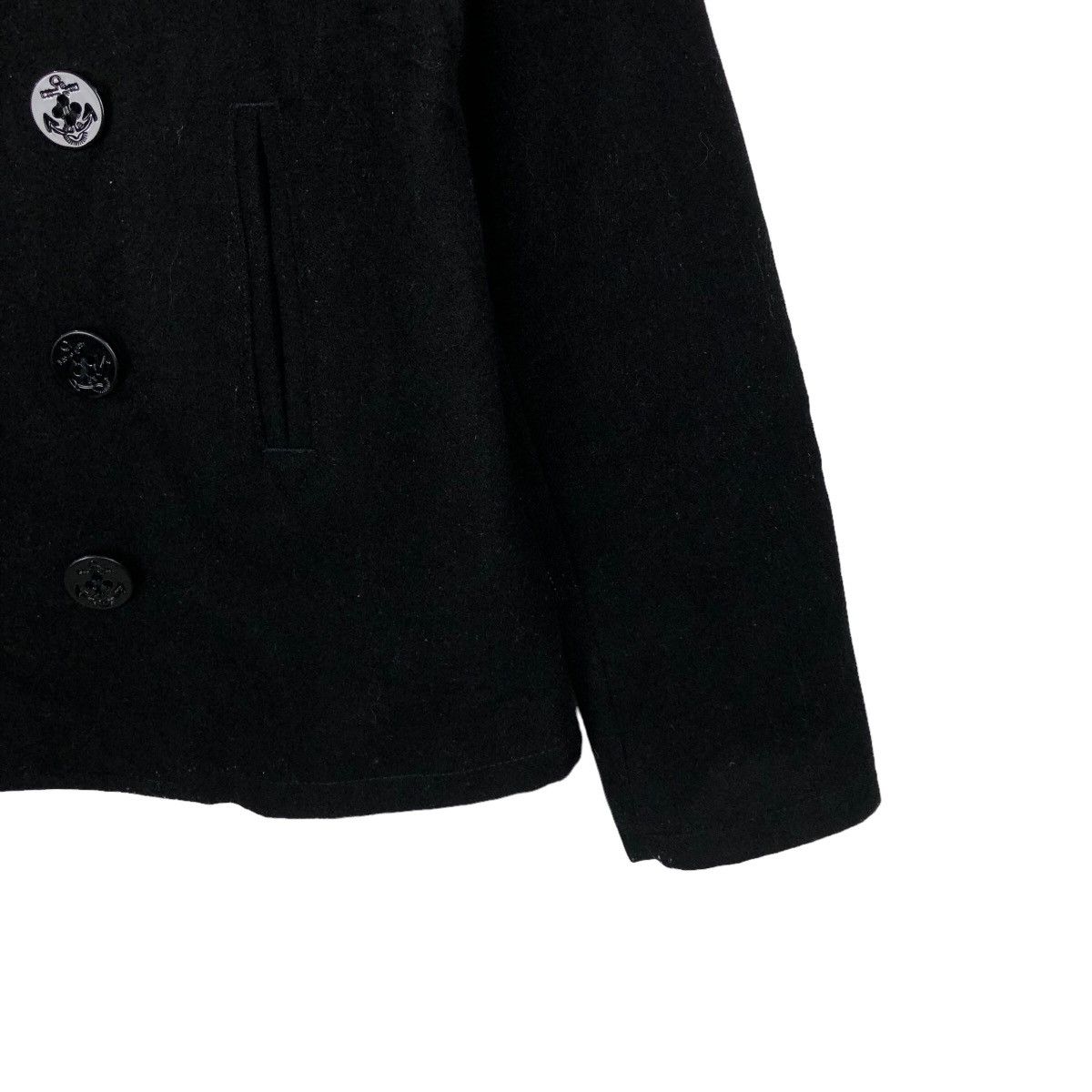 Alpha Industries 🔥VINTAGE CROPPED WOOL DOUBLE BREAST JACKET ALPHA INDUSTRIES Size US M / EU 48-50 / 2 - 4 Thumbnail