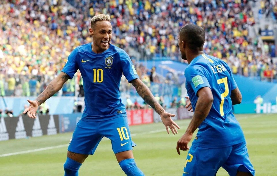 Nike BRAZIL 2021 2022 NEYMAR AWAY FOOTBALL SHIRT SOCCER JERSEY Size US S / EU 44-46 / 1 - 10 Thumbnail
