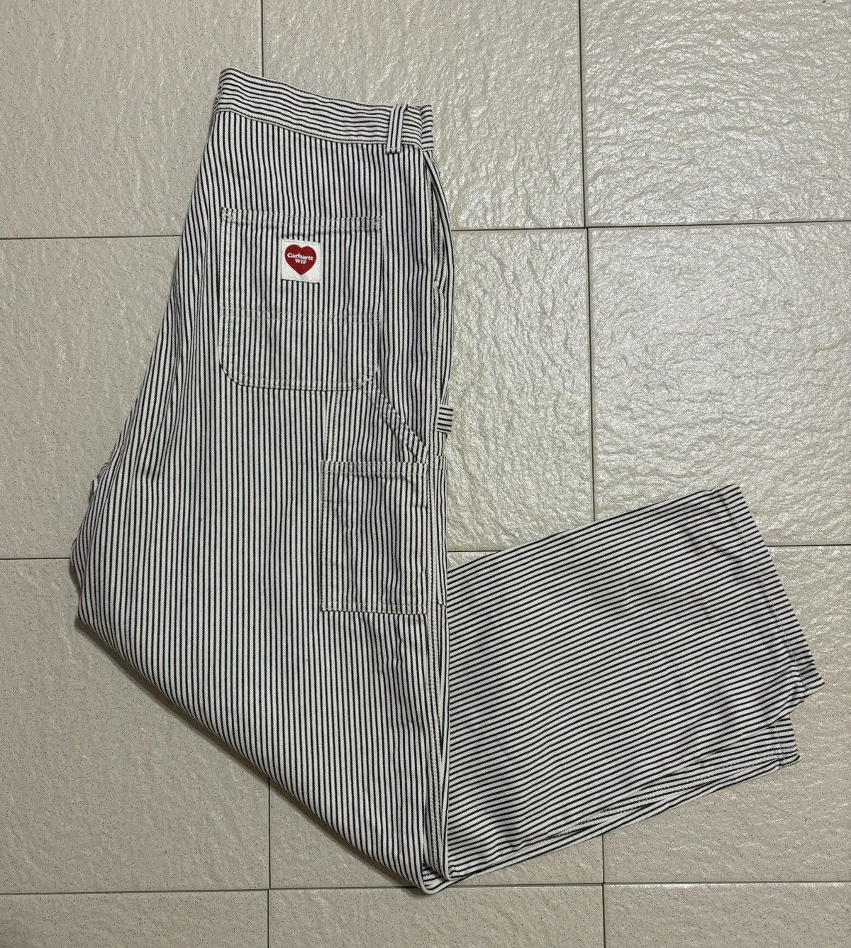 Carhartt WIP Terrell W SK Pants Trousers Wax/Dark Navy