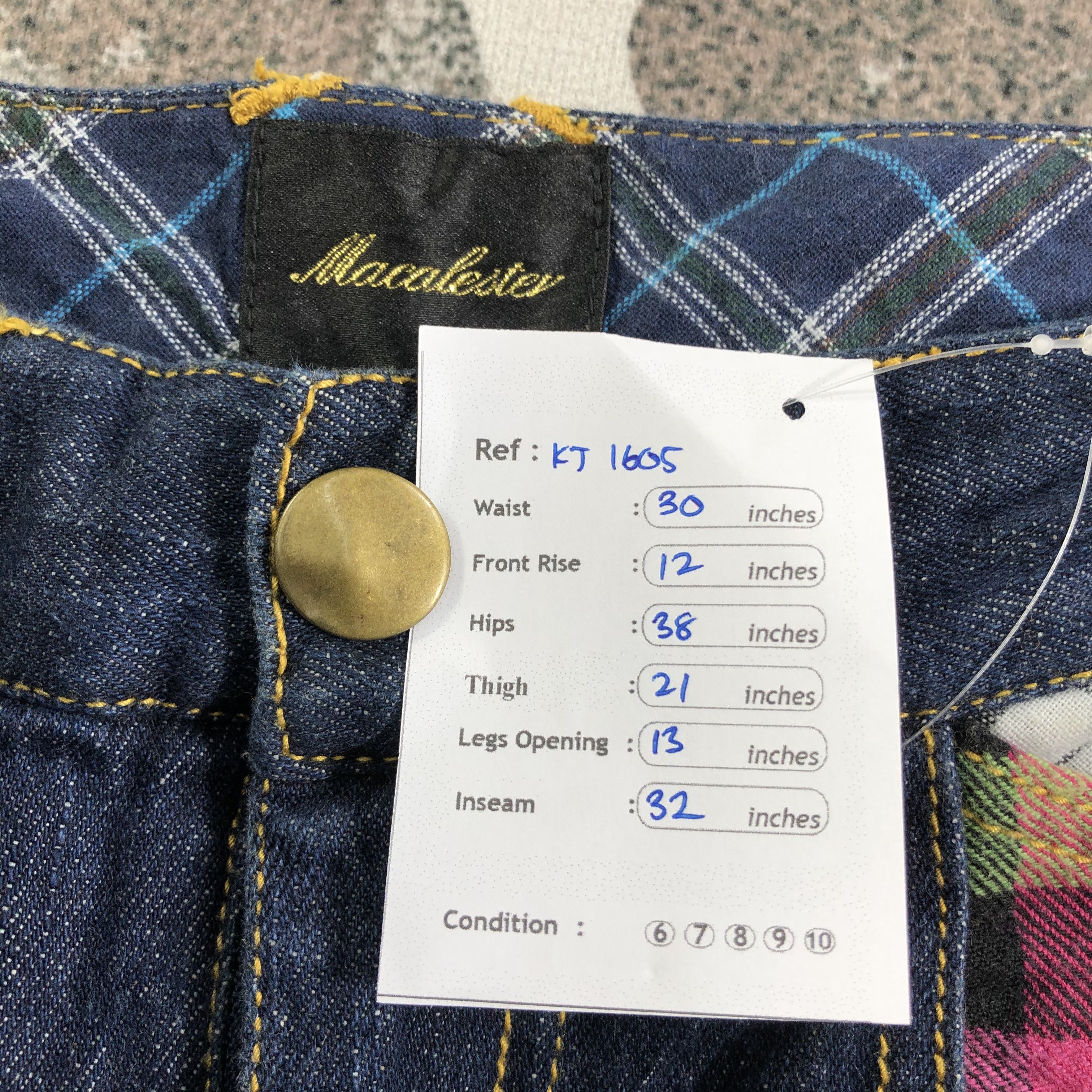 Japanese Brand Japanese Brand Macalester Denim High Rise Skinny Jeans Size 30" / US 8 / IT 44 - 10 Thumbnail