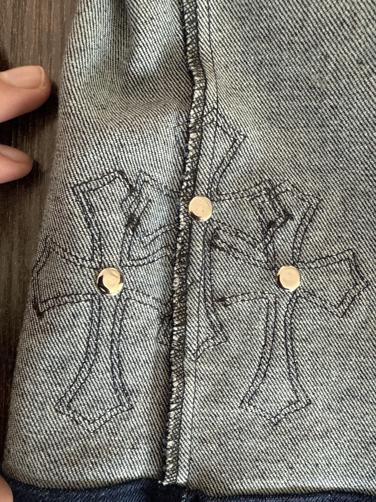 Chrome Hearts Chrome Hearts Bootcut Patch Jeans Size 32" / US 10 / IT 46 - 5 Thumbnail