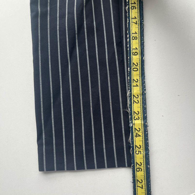 Ann Taylor Ann Taylor 'Devin Fit' Women's Navy Pinstripe Pants Size 2 Size 25" / US 0 / IT 36 - 4 Thumbnail