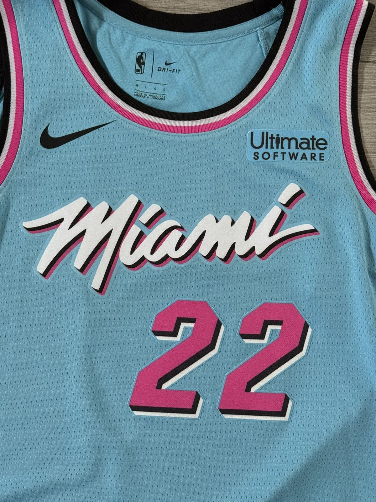 NBA × Nike Jimmy Butler Nike Miami Heat ViceWave City Swingman Jersey L Size US L / EU 52-54 / 3 - 2 Thumbnail