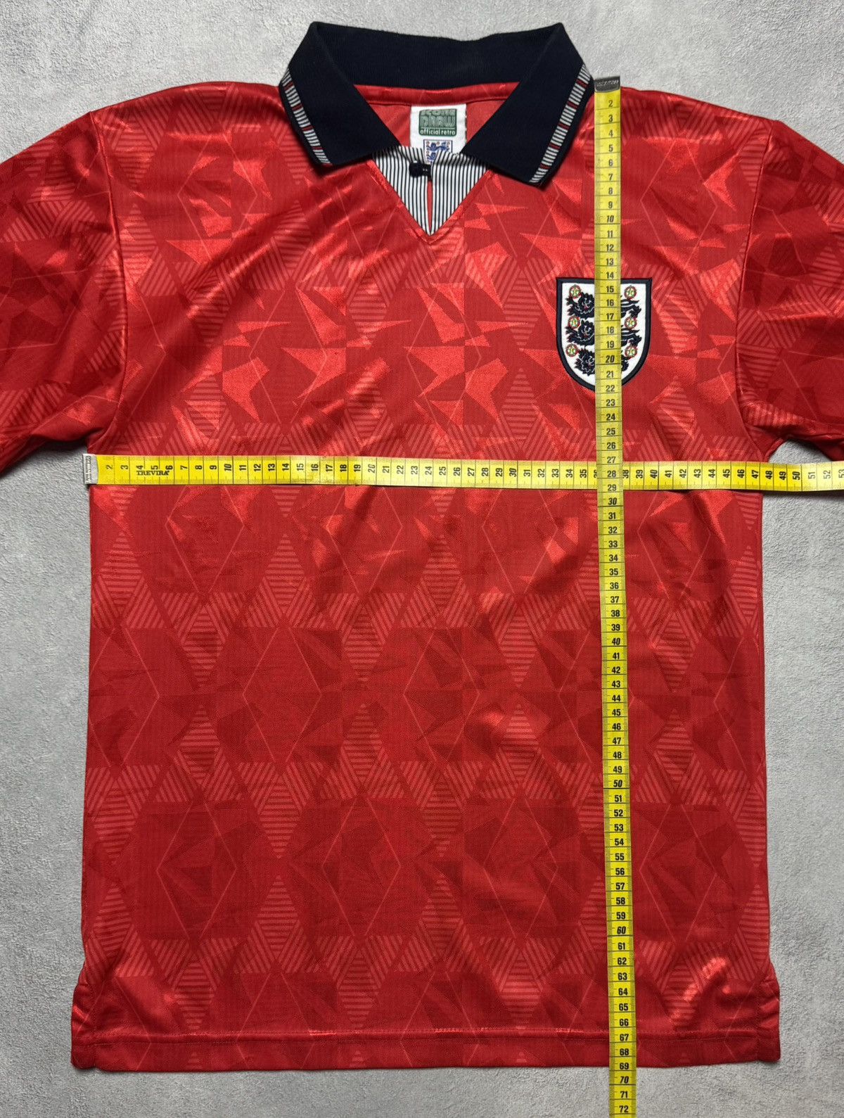 Vintage England 1990 1992 Away Football Soccer Jersey Vintage Size US S / EU 44-46 / 1 - 11 Thumbnail