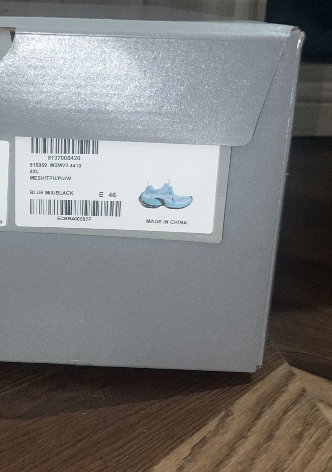 Balenciaga Balenciaga 6XL blue sneakers Size US 13 / EU 46 - 7 Thumbnail