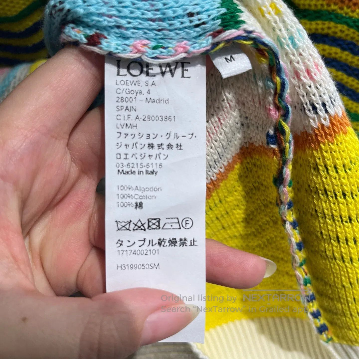 Loewe Loewe Wavy-pattern round-neck knit sweater| Size M / US 6-8 / IT 42-44 - 7 Thumbnail