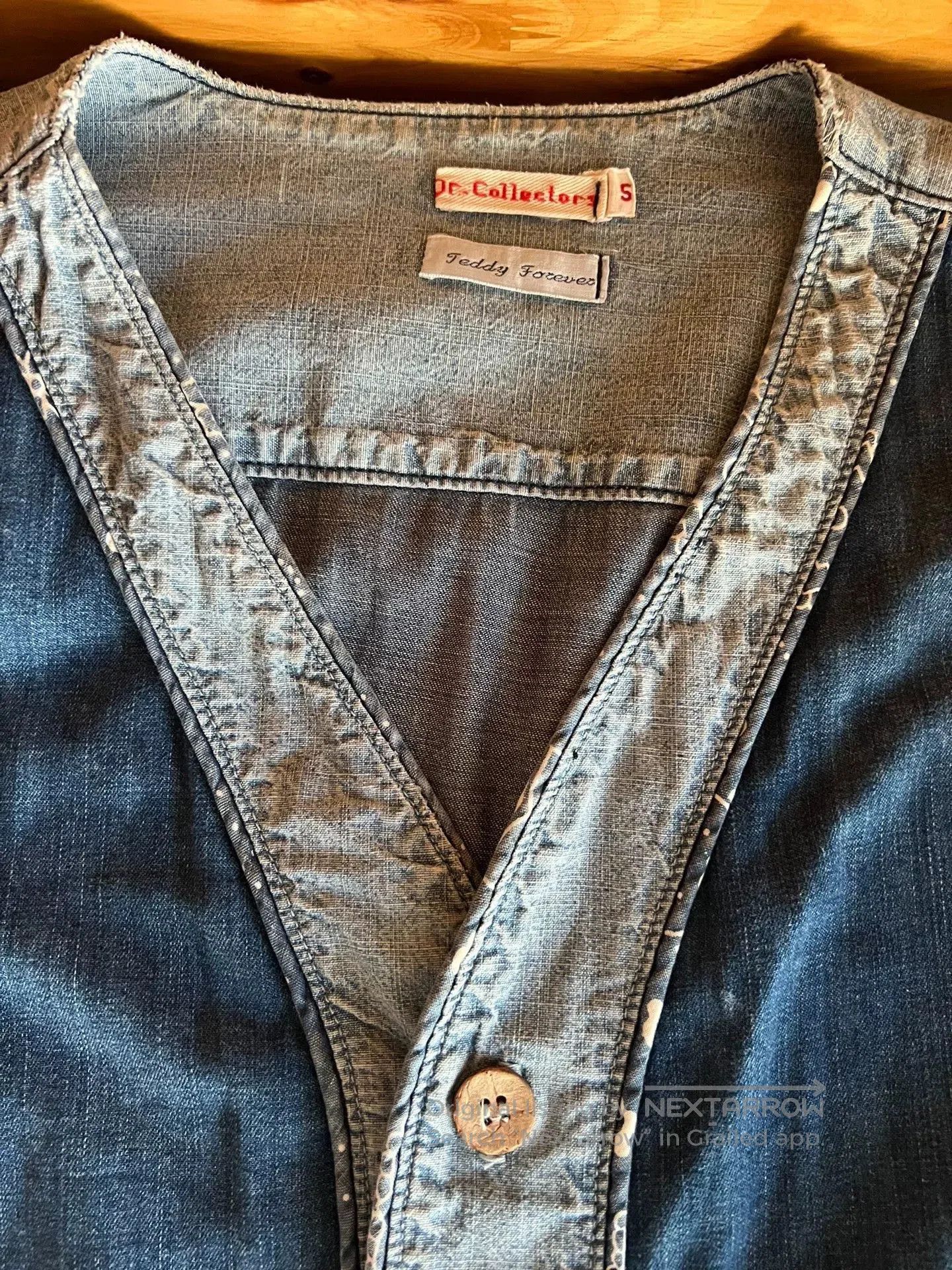 RRL Ralph Lauren Vintage Denim Patchwork Shirt. Size US S / EU 44-46 / 1 - 9 Thumbnail