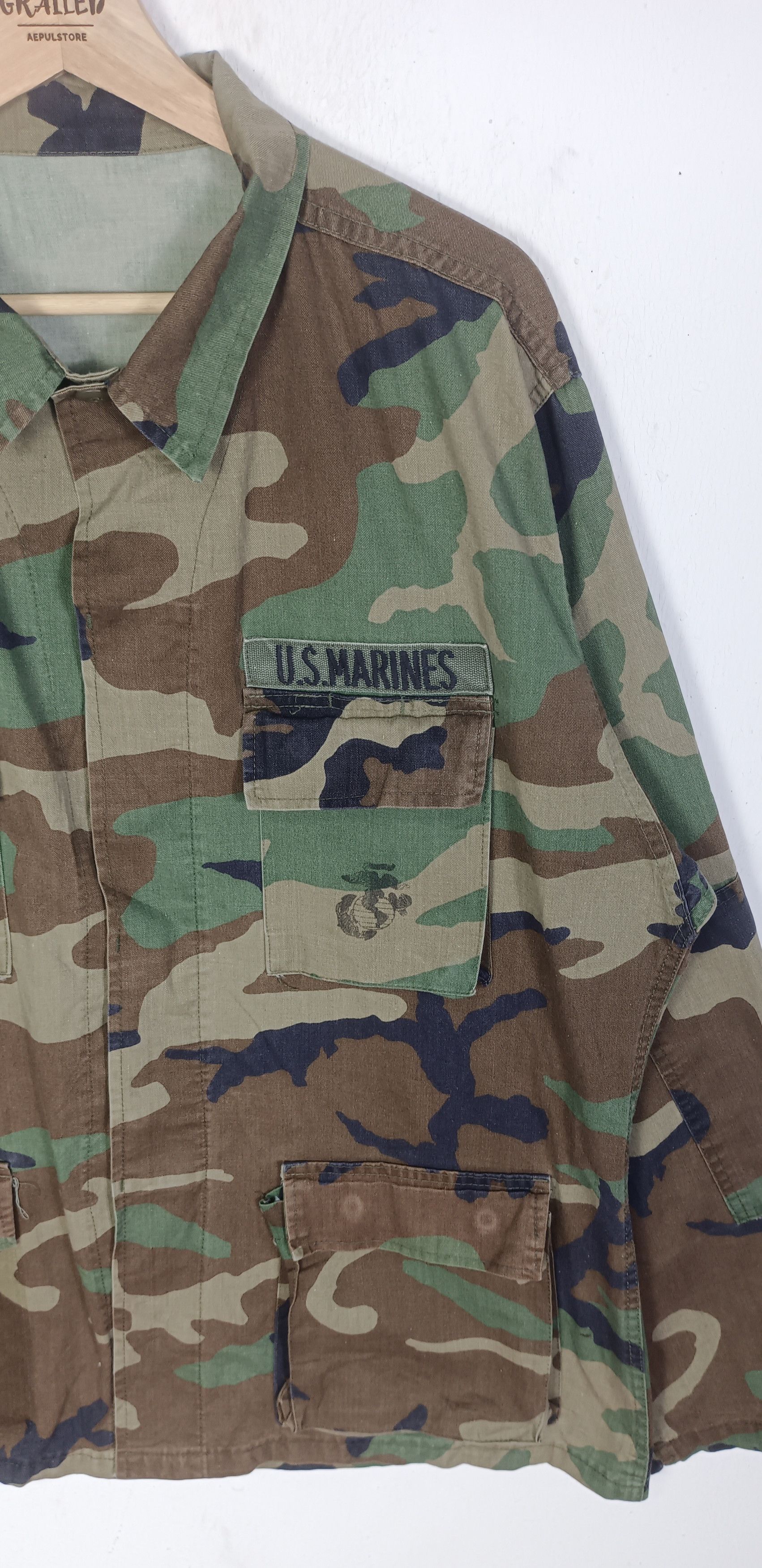 US Marines Military Woodland Camouflage
