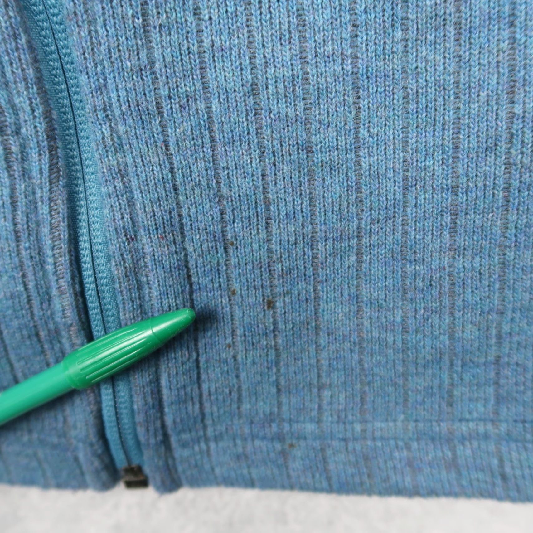 Prana prAna Sweater Jacket Mens M Blue Full Zip Wool Blend Ribbed Mock Size US M / EU 48-50 / 2 - 6 Thumbnail