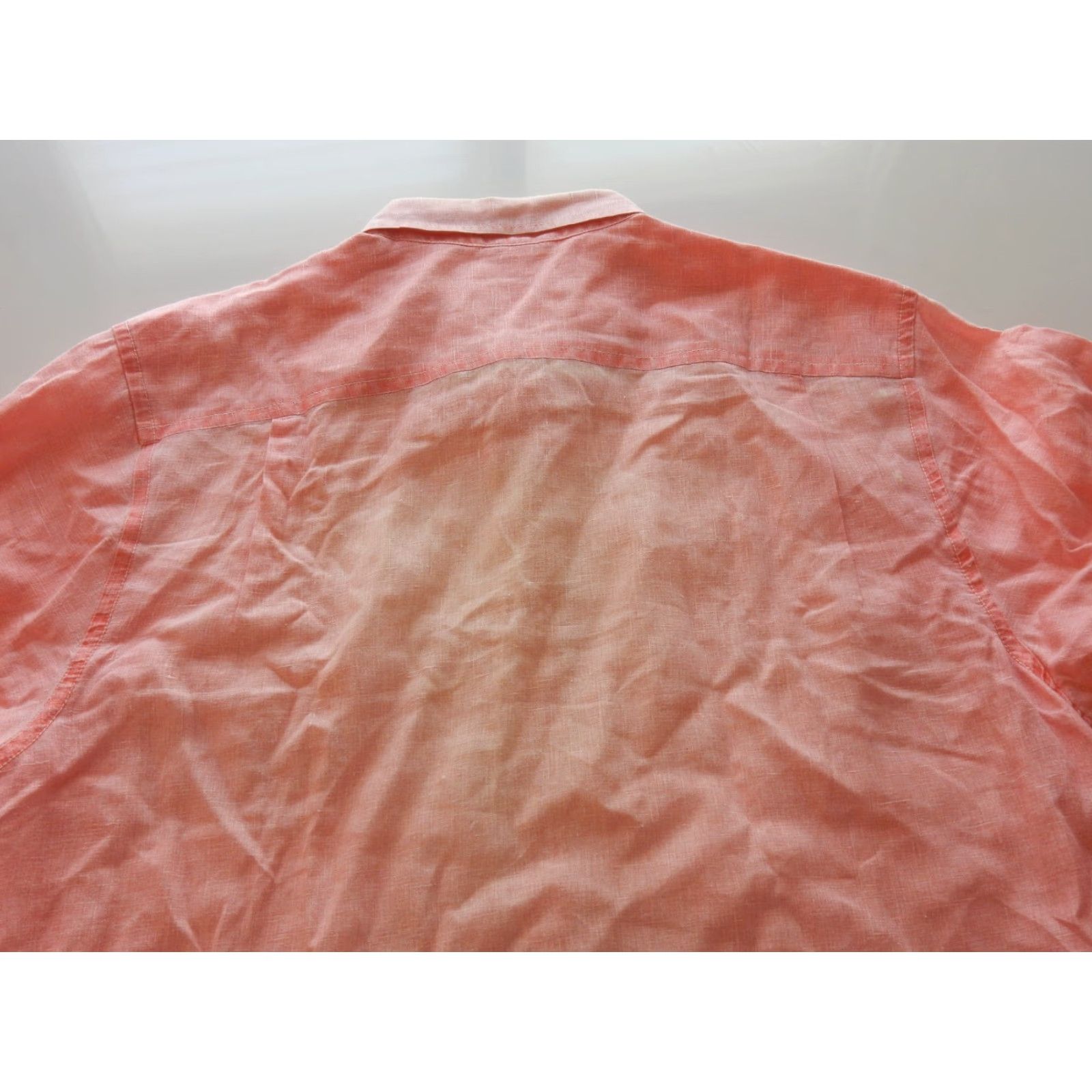 Tommy Bahama Tommy Bahama Men's Linen Button-Up Shirt XXL Button Front Long Sleeve Pink Solid Shirt 2XL Mens Size US XXL / EU 58 / 5 - 3 Thumbnail