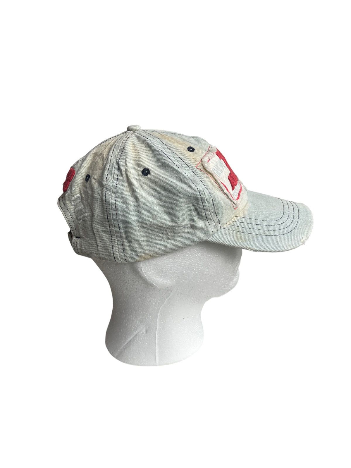 Vintage Vintage New York 73 Athletics Distressed Cap Size ONE SIZE - 4 Thumbnail