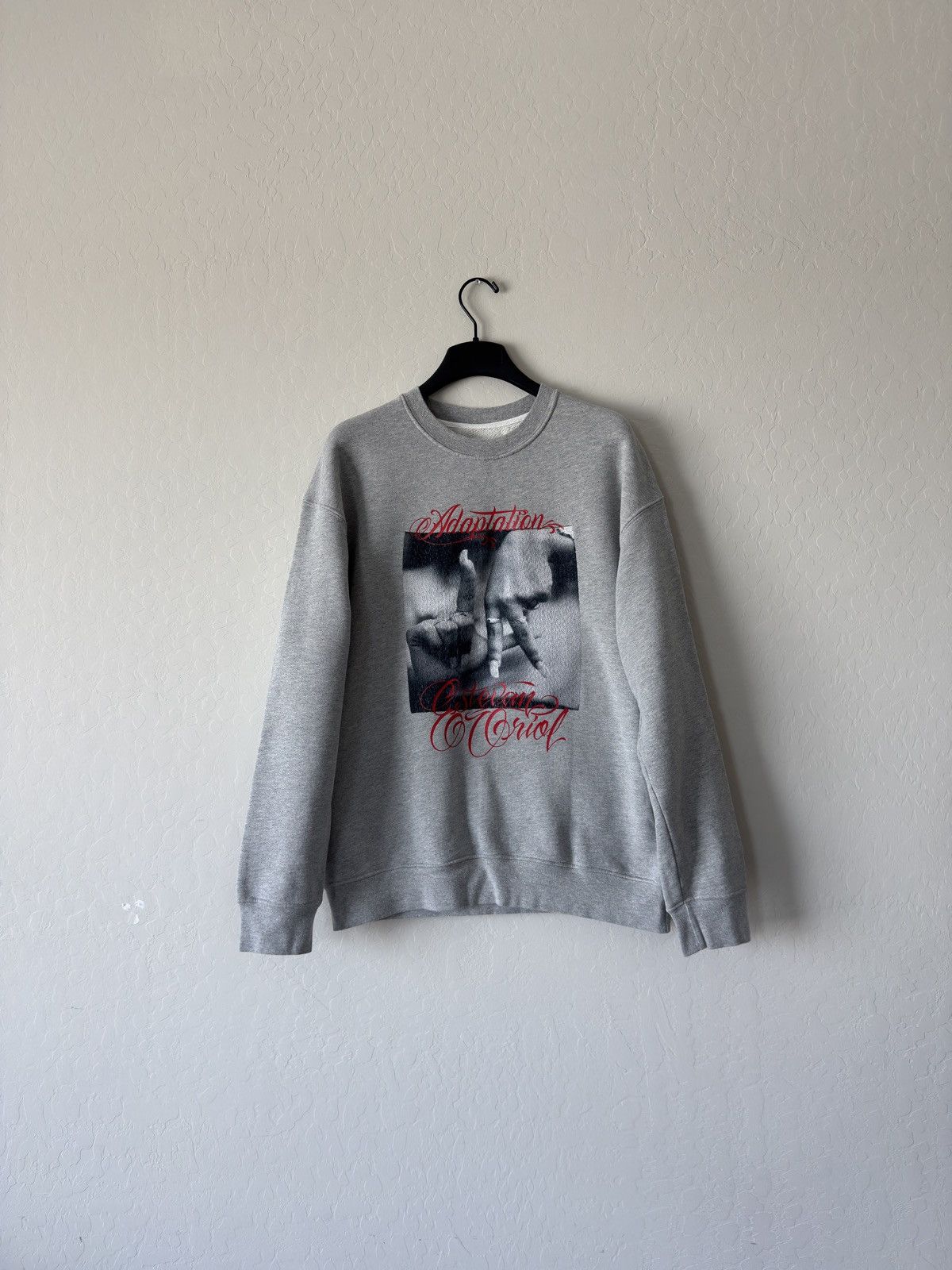ADAPTATION $600 Adaptation Streetwear Los Angeles Hands Graphic Sweater Size US L / EU 52-54 / 3 - 1 Thumbnail