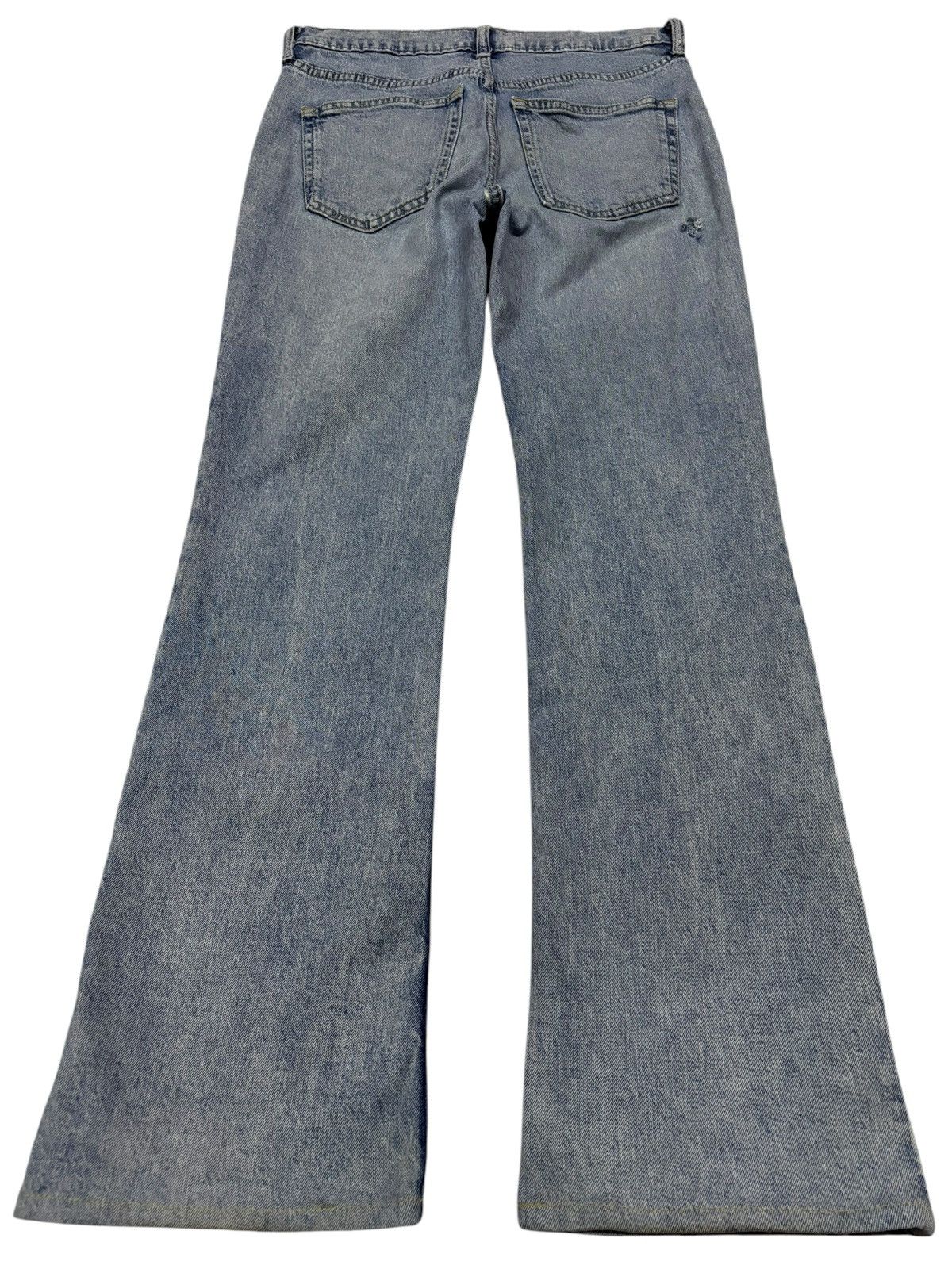 Gap 90s Vtg GAP Flared Blue Washed Bush Jeans Size US 28 / EU 44 - 2 Thumbnail